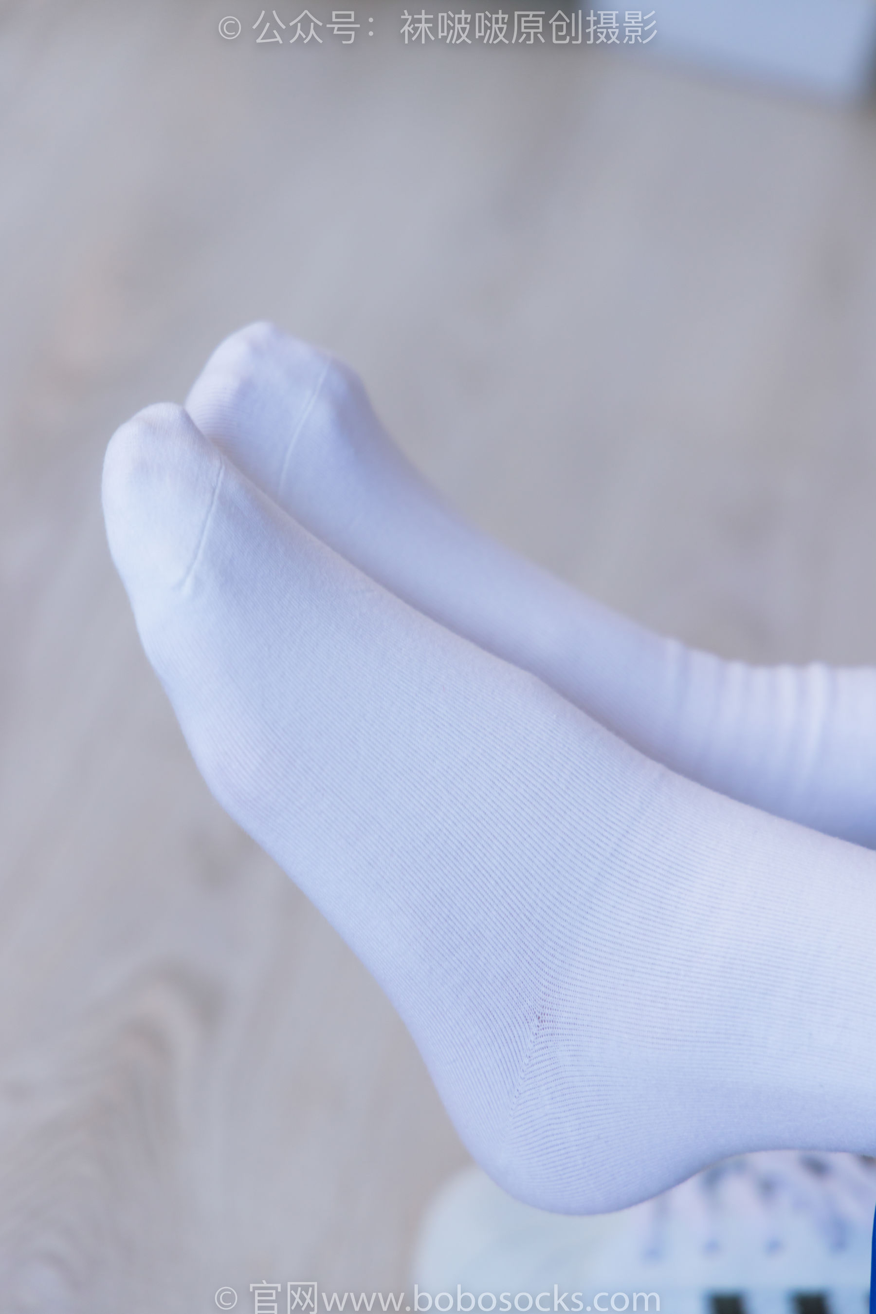 BoBoSocks袜啵啵 No.193 小沫-贝壳头板鞋、白棉袜、肉丝、校服裤里丝