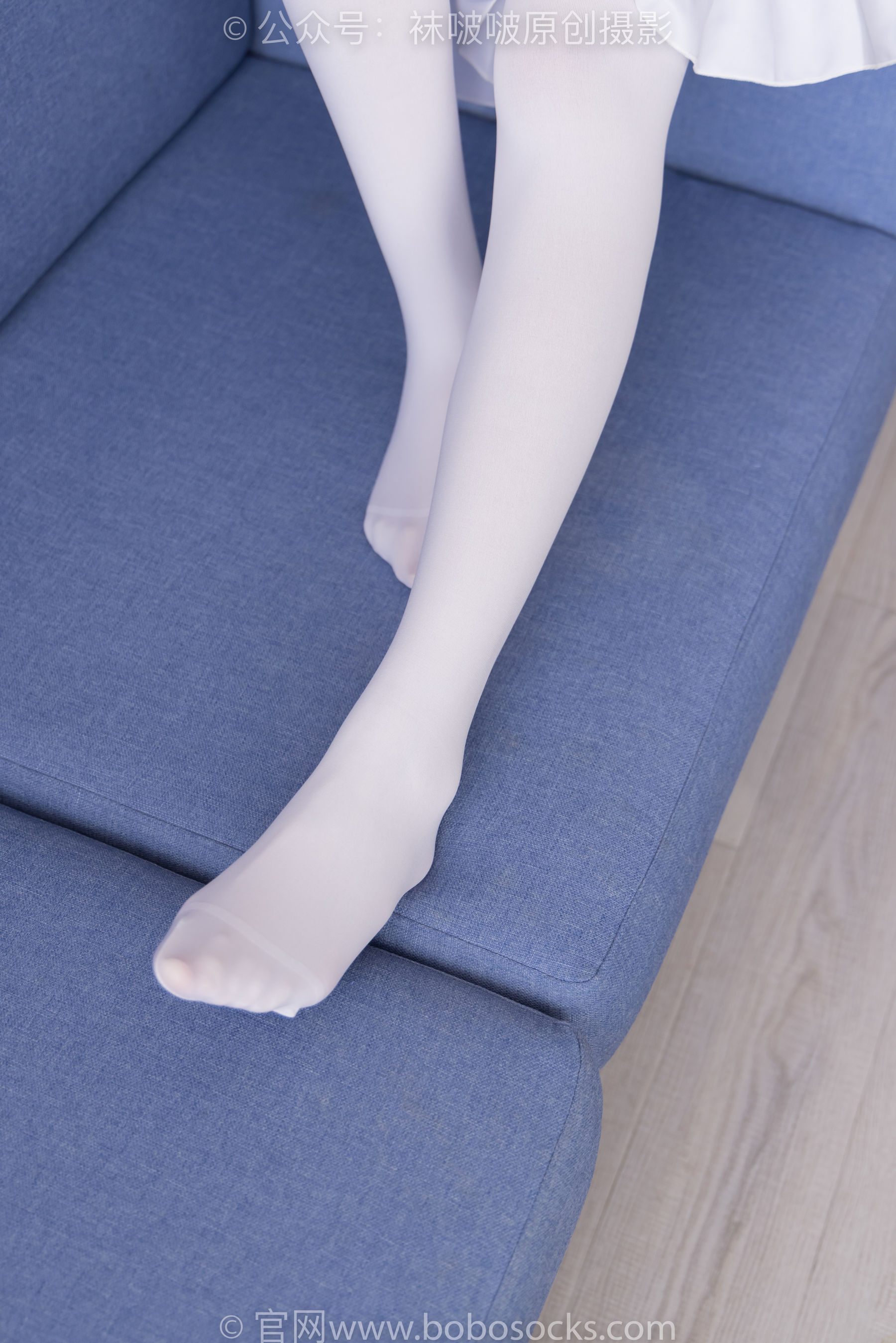 BoBoSocks袜啵啵 No.195 小甜豆-黑皮鞋、厚白丝、女仆装