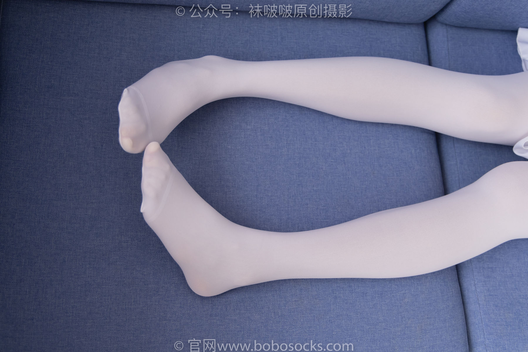 BoBoSocks袜啵啵 No.195 小甜豆-黑皮鞋、厚白丝、女仆装