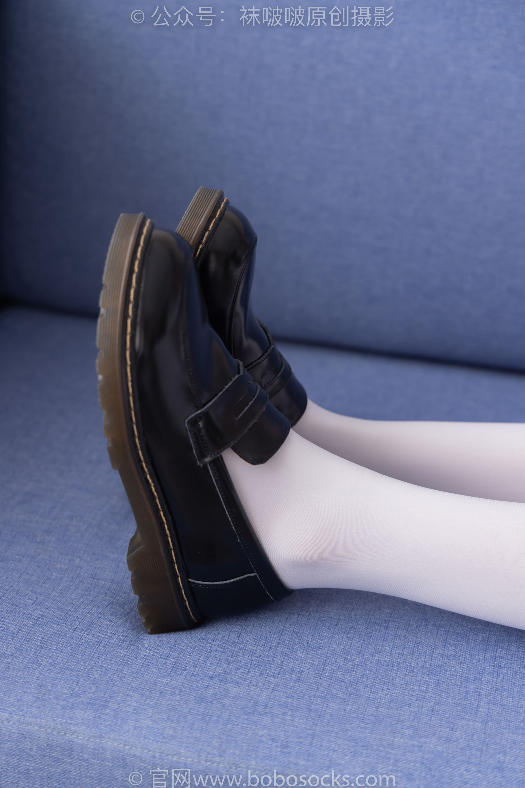 BoBoSocks袜啵啵 No.195 小甜豆-黑皮鞋、厚白丝、女仆装