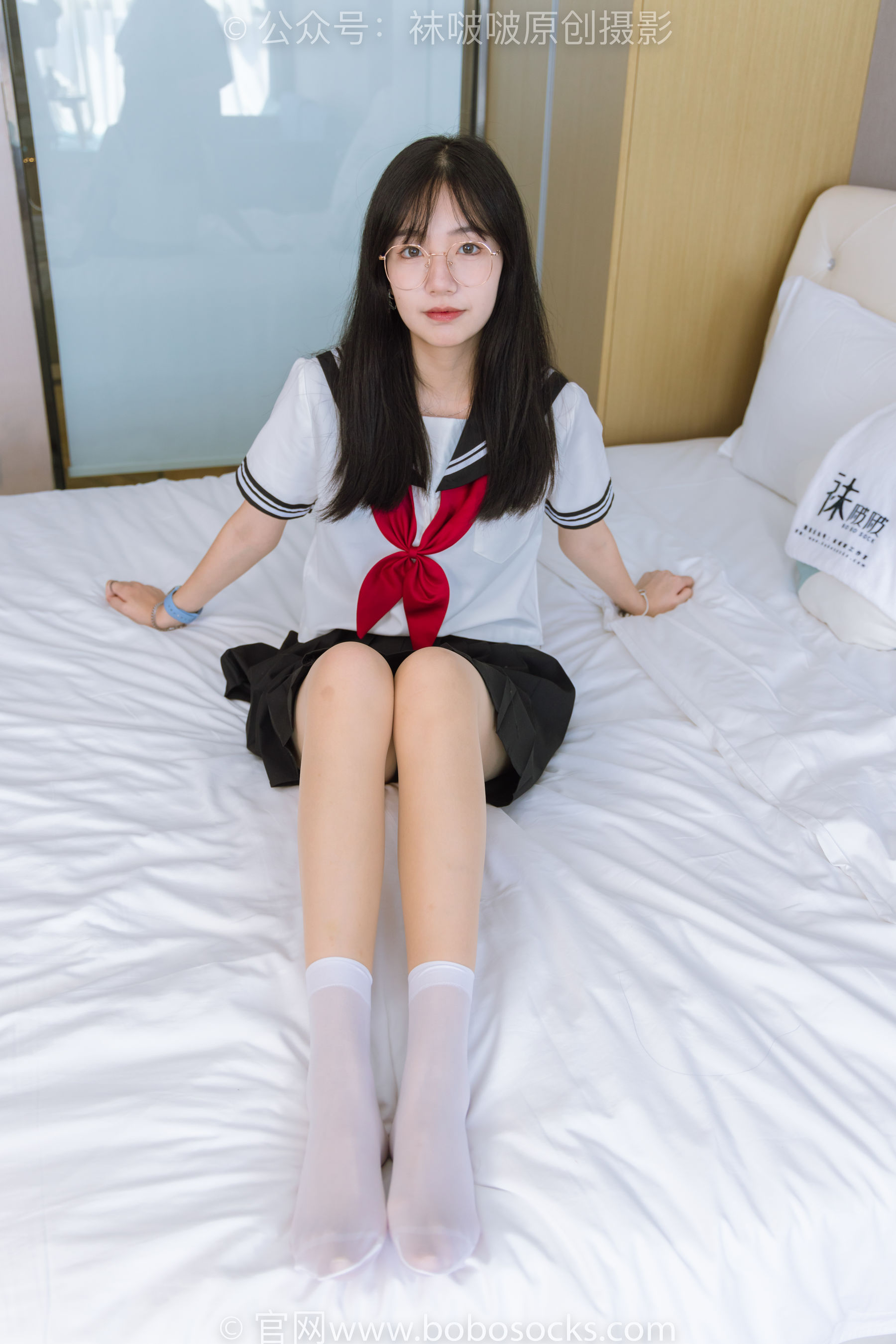 BoBoSocks袜啵啵 No.197 小甜豆-皮鞋、短白丝、肉丝、jk制服