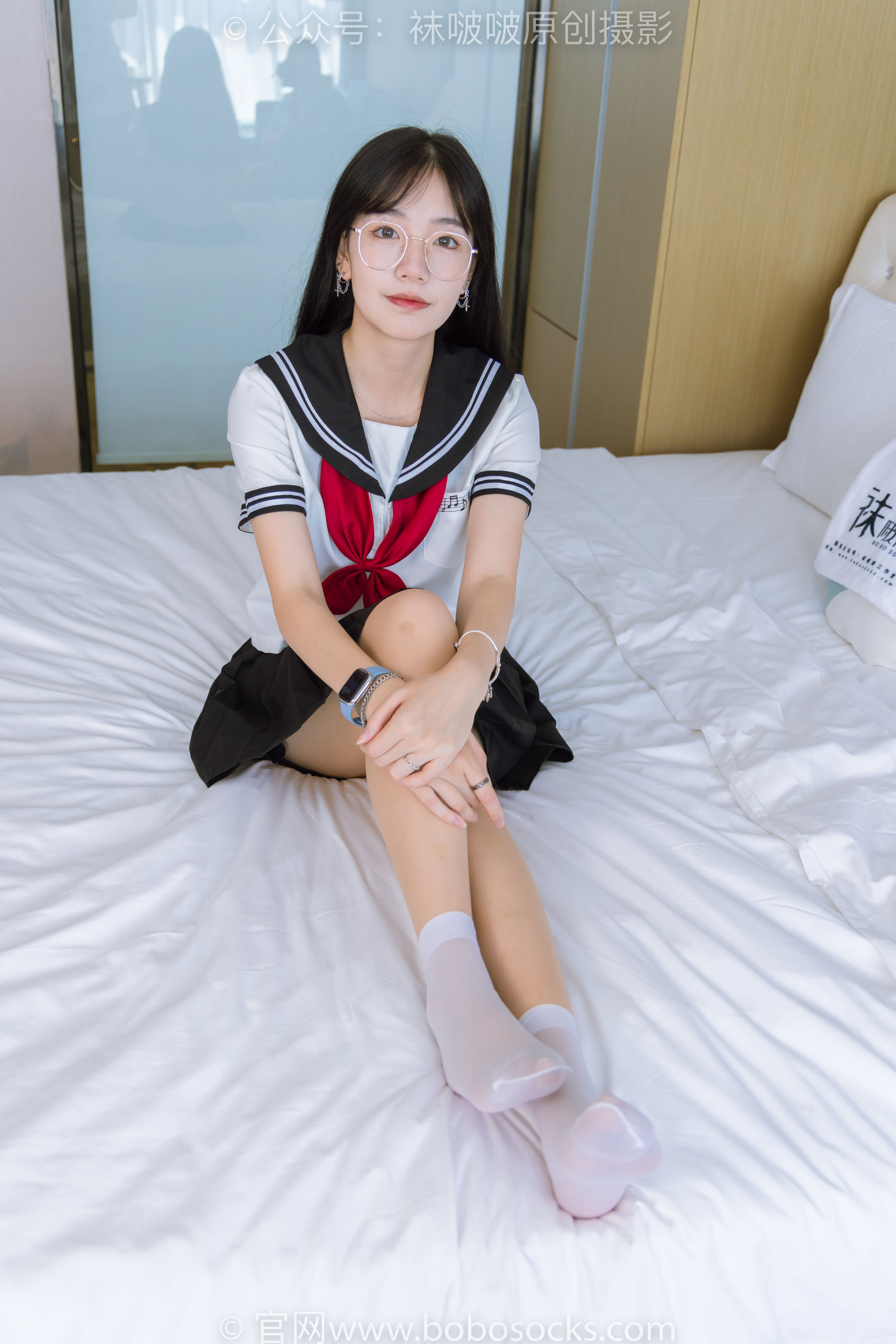 BoBoSocks袜啵啵 No.197 小甜豆-皮鞋、短白丝、肉丝、jk制服
