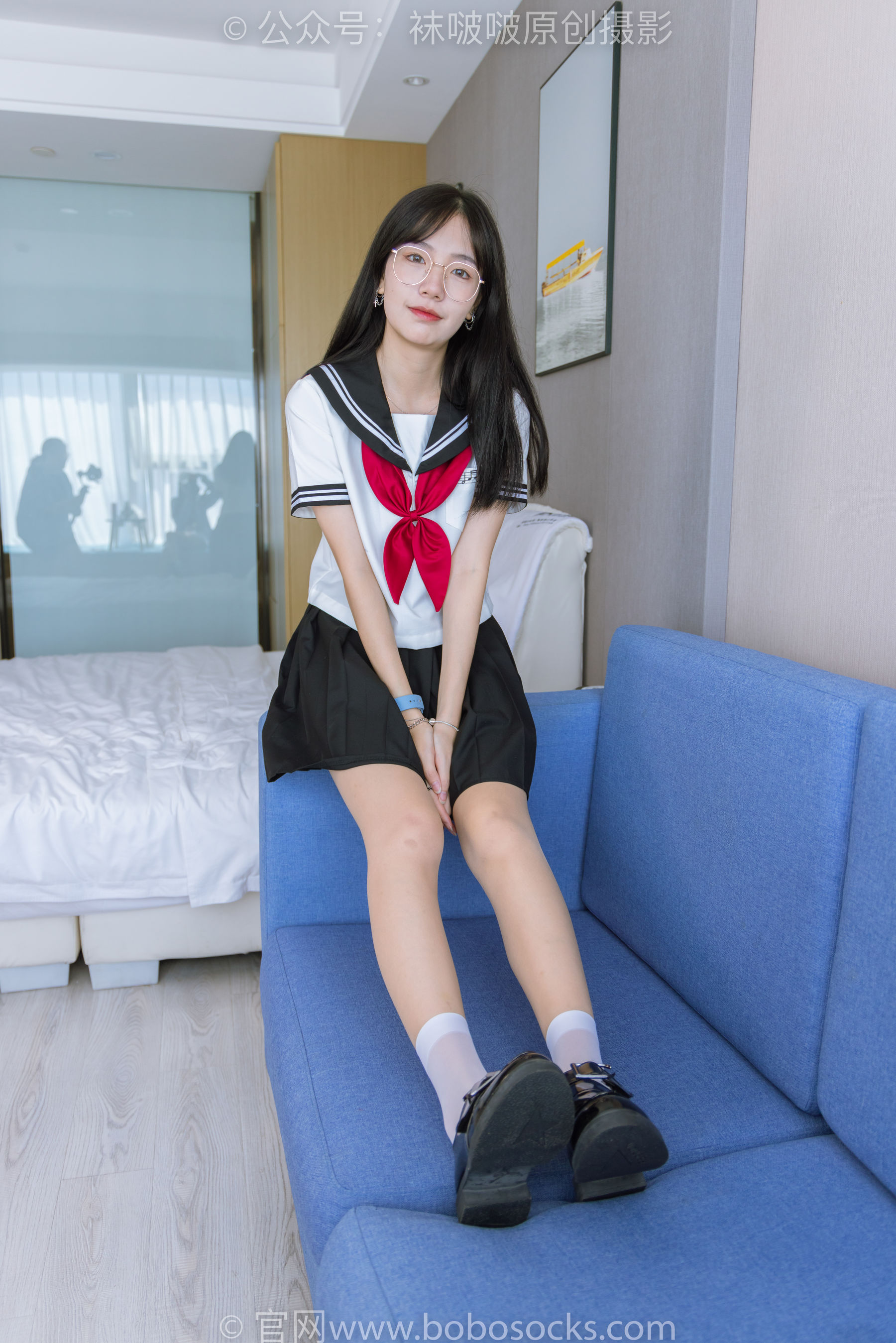 BoBoSocks袜啵啵 No.197 小甜豆-皮鞋、短白丝、肉丝、jk制服