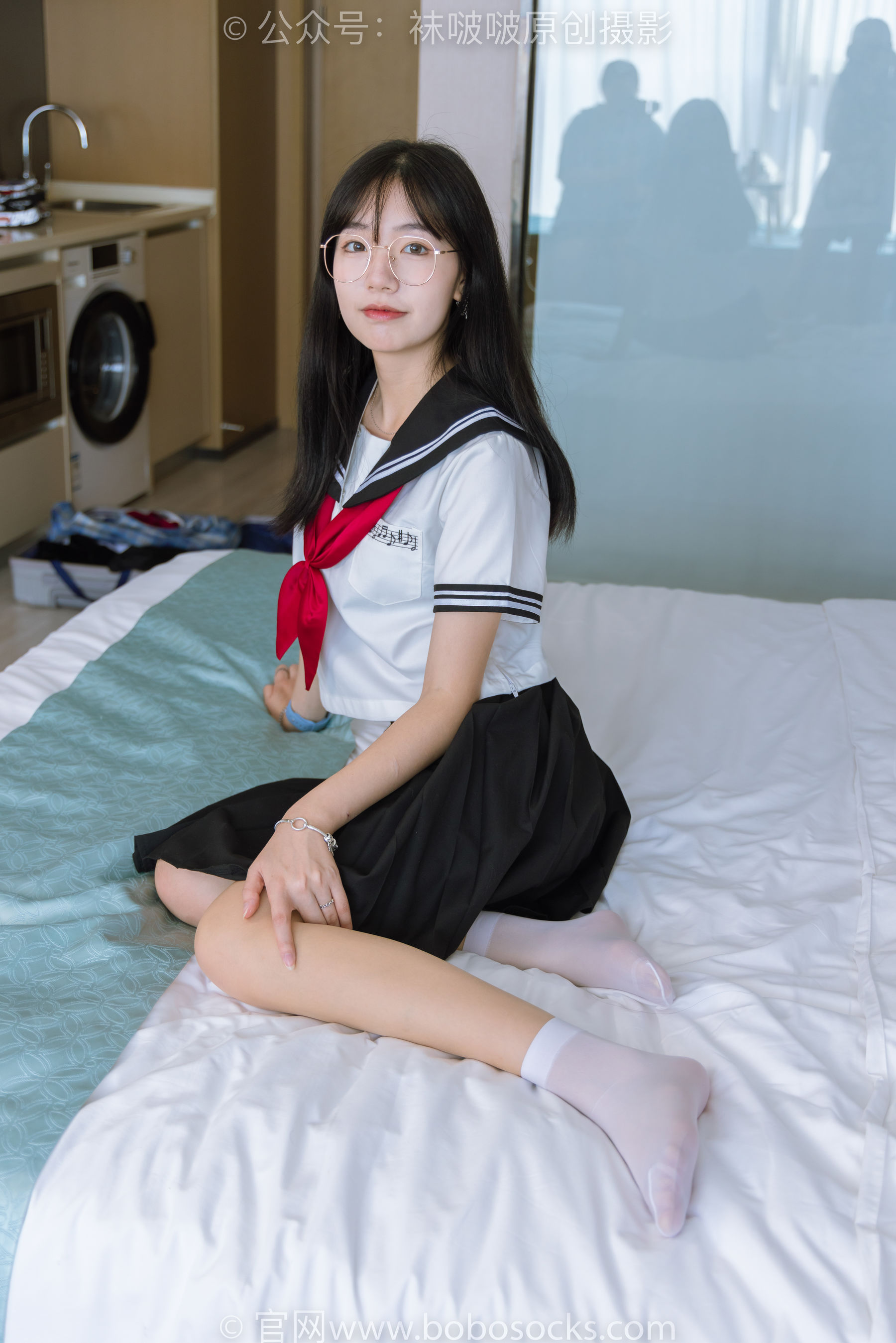 BoBoSocks袜啵啵 No.197 小甜豆-皮鞋、短白丝、肉丝、jk制服