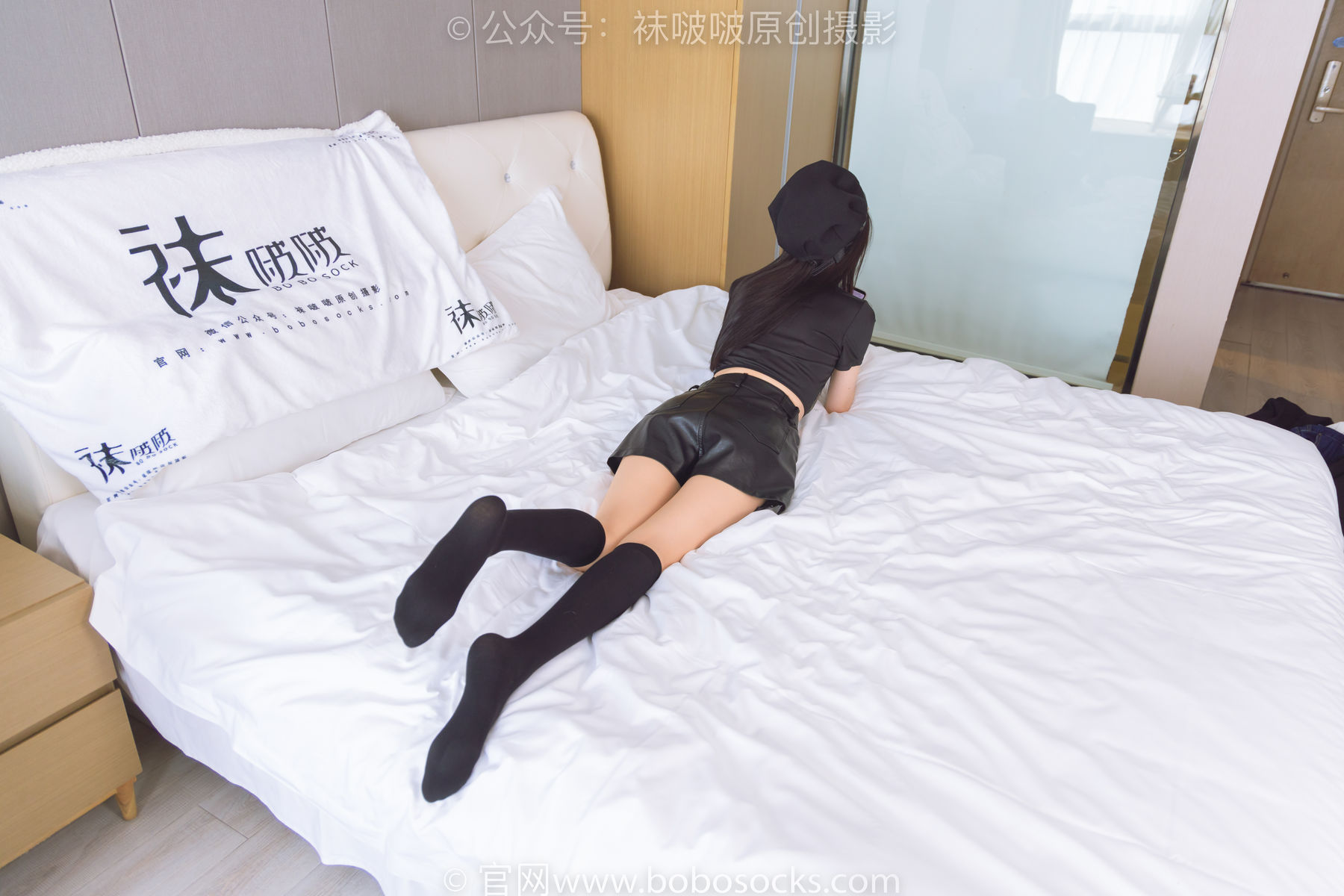 BoBoSocks袜啵啵 No.198 稚予-皮鞋、黑色小腿袜、高跟鞋、肉丝
