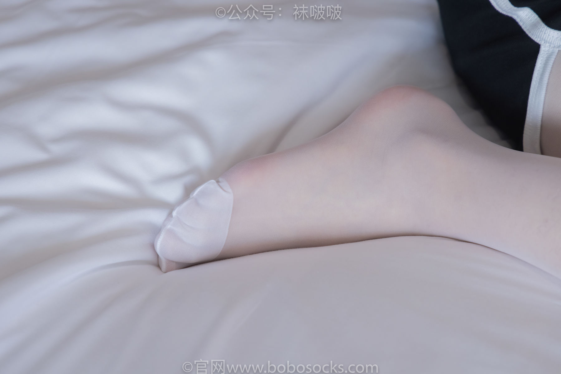BoBoSocks袜啵啵 积分限定作品004 熊熊-板鞋、白棉袜、白丝