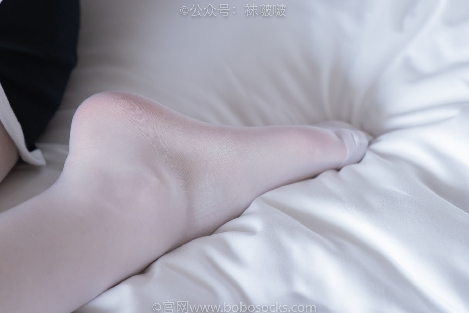 BoBoSocks袜啵啵 积分限定作品004 熊熊-板鞋、白棉袜、白丝