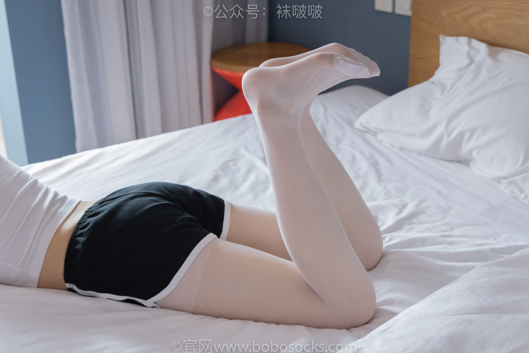 BoBoSocks袜啵啵 积分限定作品004 熊熊-板鞋、白棉袜、白丝