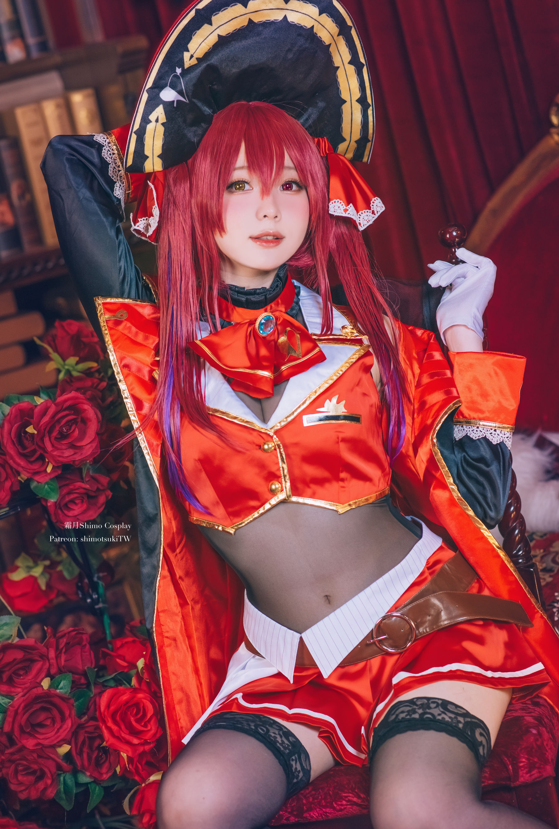 微博妹纸霜月shimo - Houshou Marine