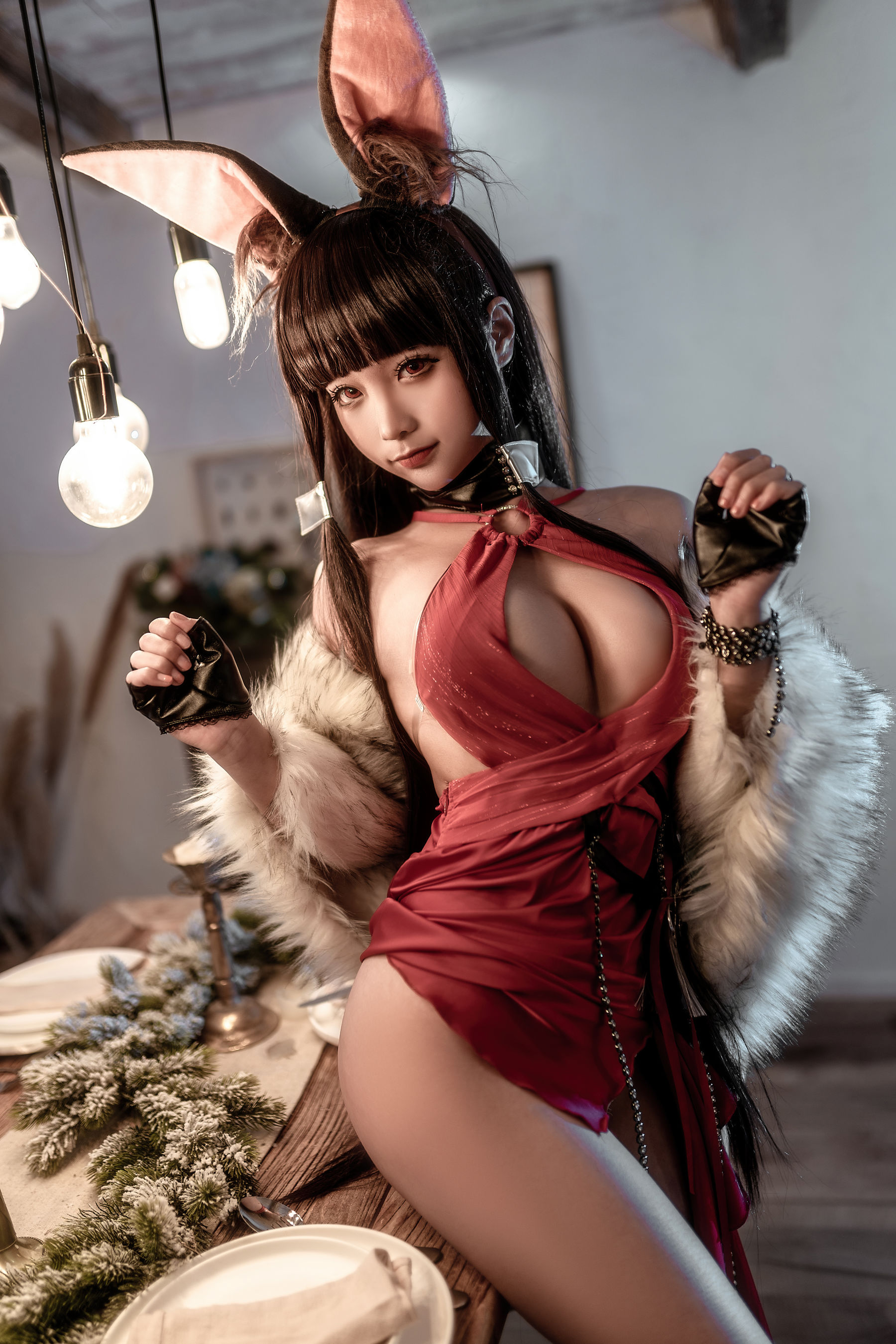 动漫博主蠢沫沫 - Akagi Ruby-Laced Beauty (Azur Lane)