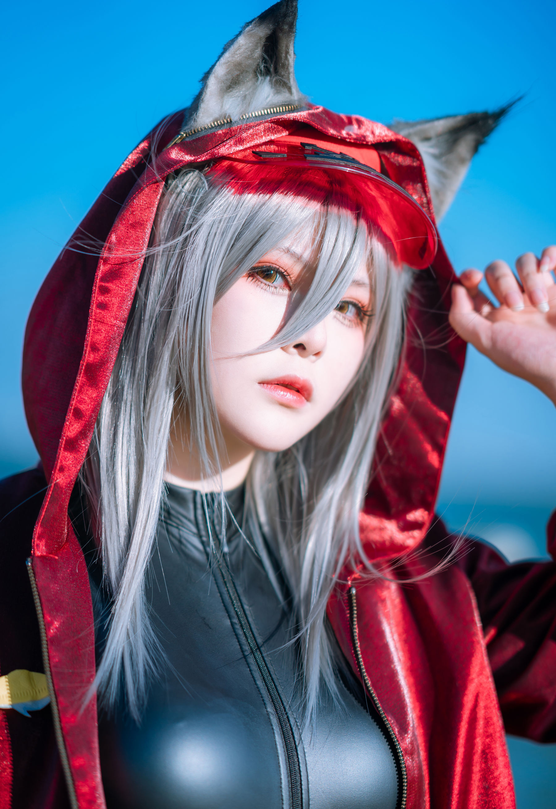 动漫博主w百合欧皇子w - 明日方舟 轻风 LB01 红