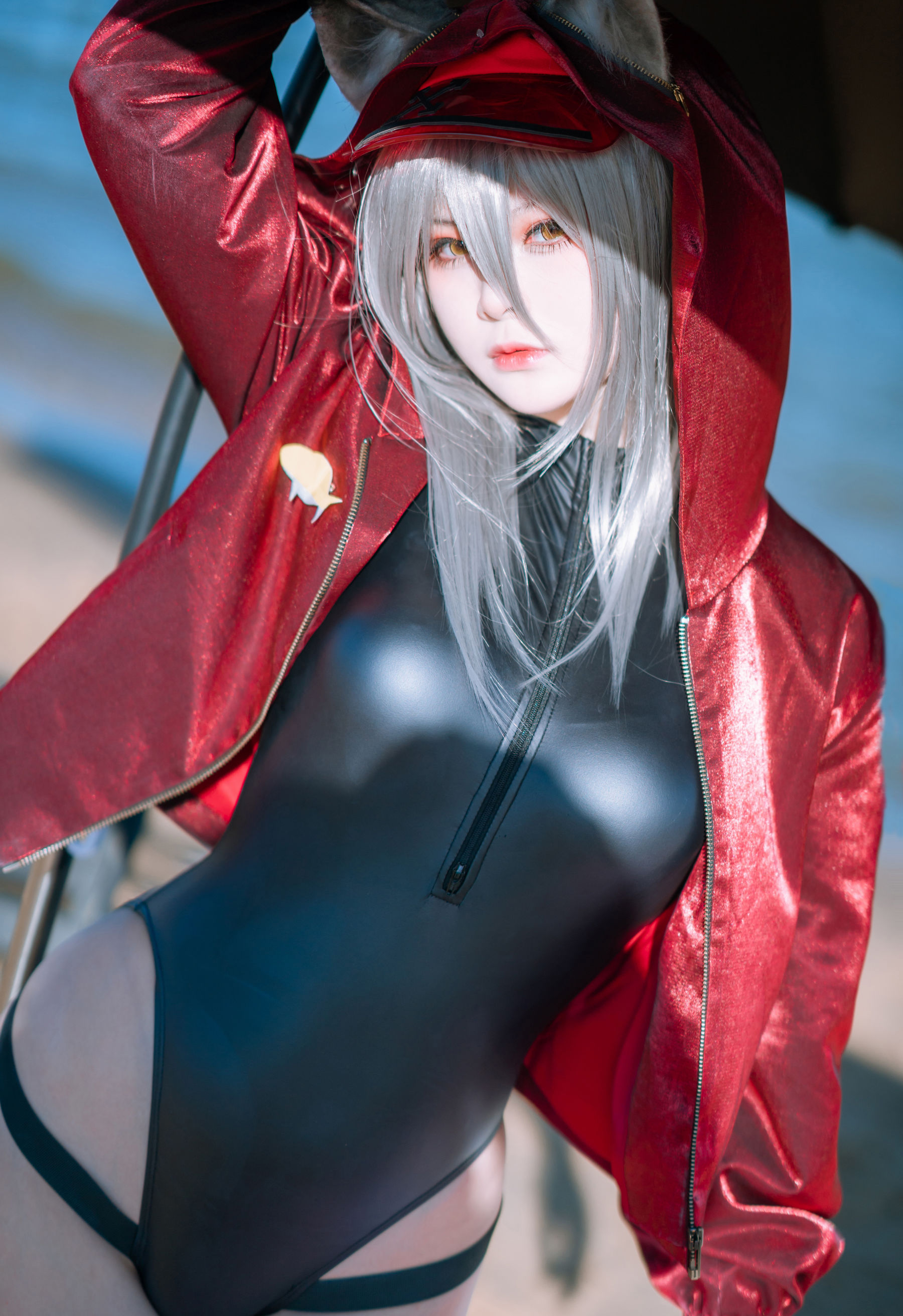 动漫博主w百合欧皇子w - 明日方舟 轻风 LB01 红