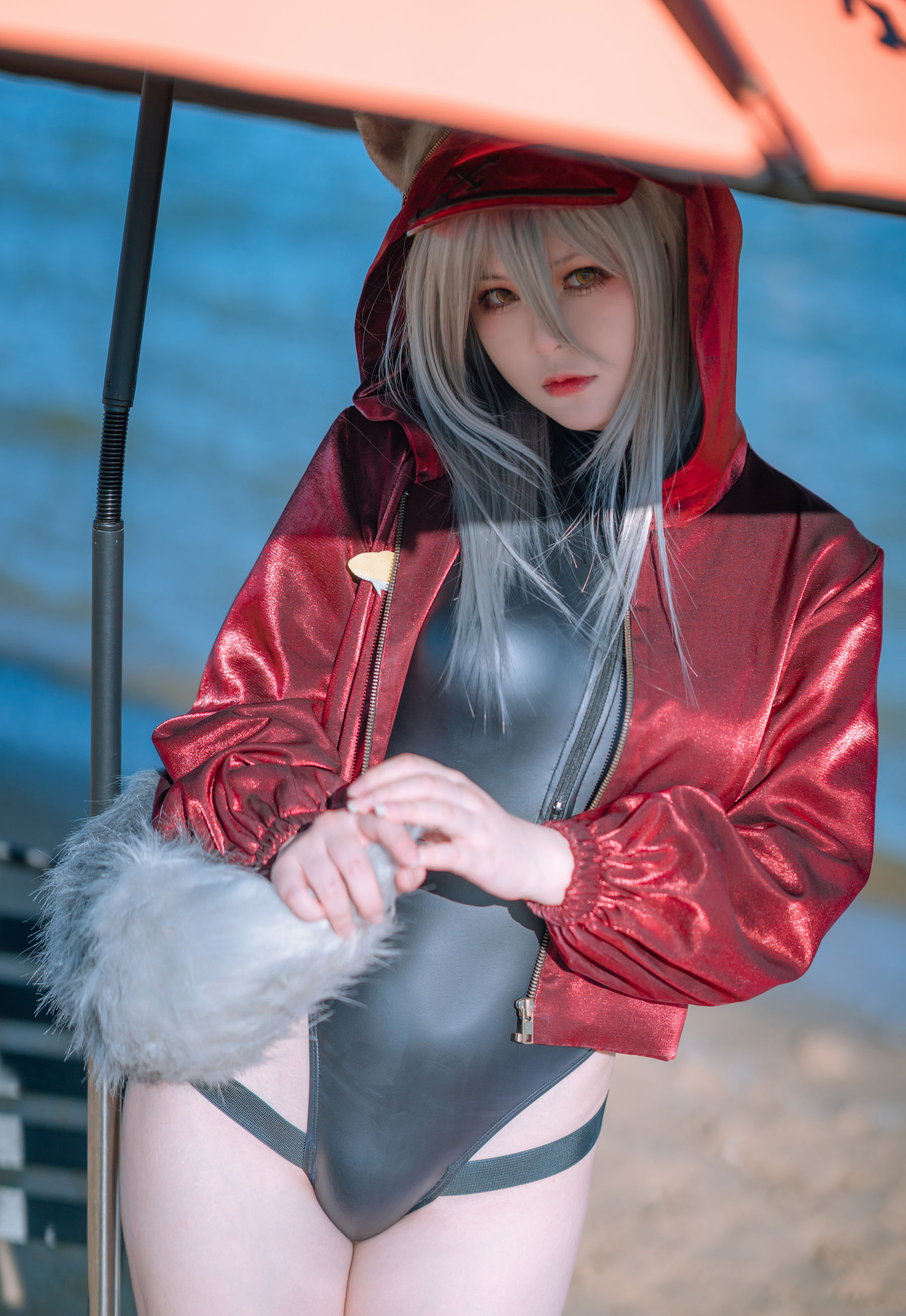 动漫博主w百合欧皇子w - 明日方舟 轻风 LB01 红
