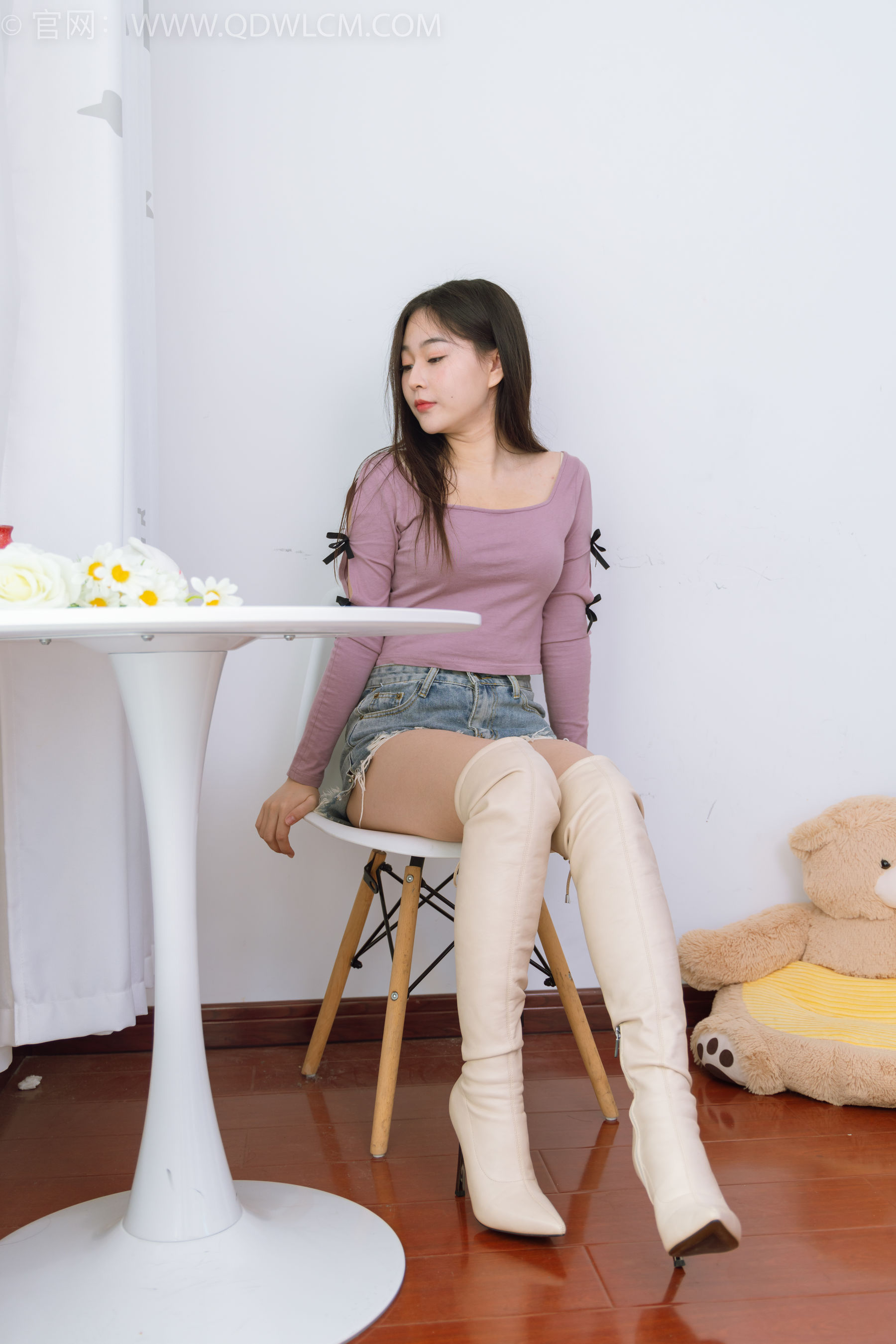 物恋传媒 No.1454 美兔-紫色嫣然
