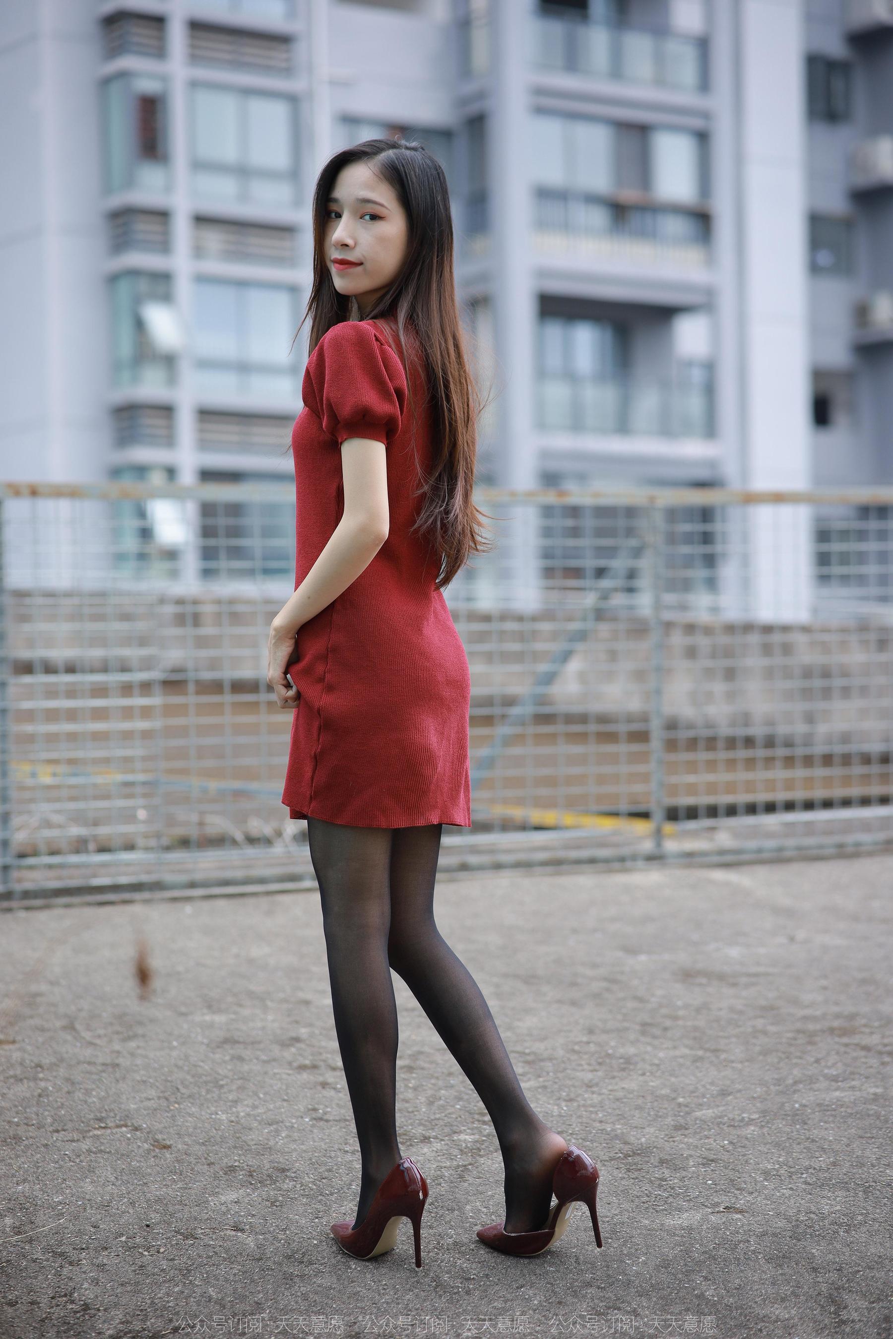 IESS异思趣向 - 模特：美子 《酒红高跟鞋》