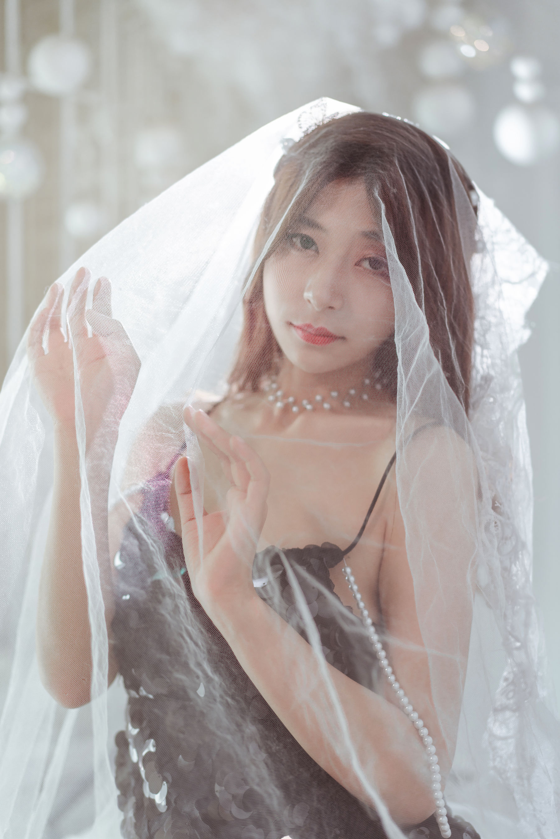 B站羊小雪写真-黑裙