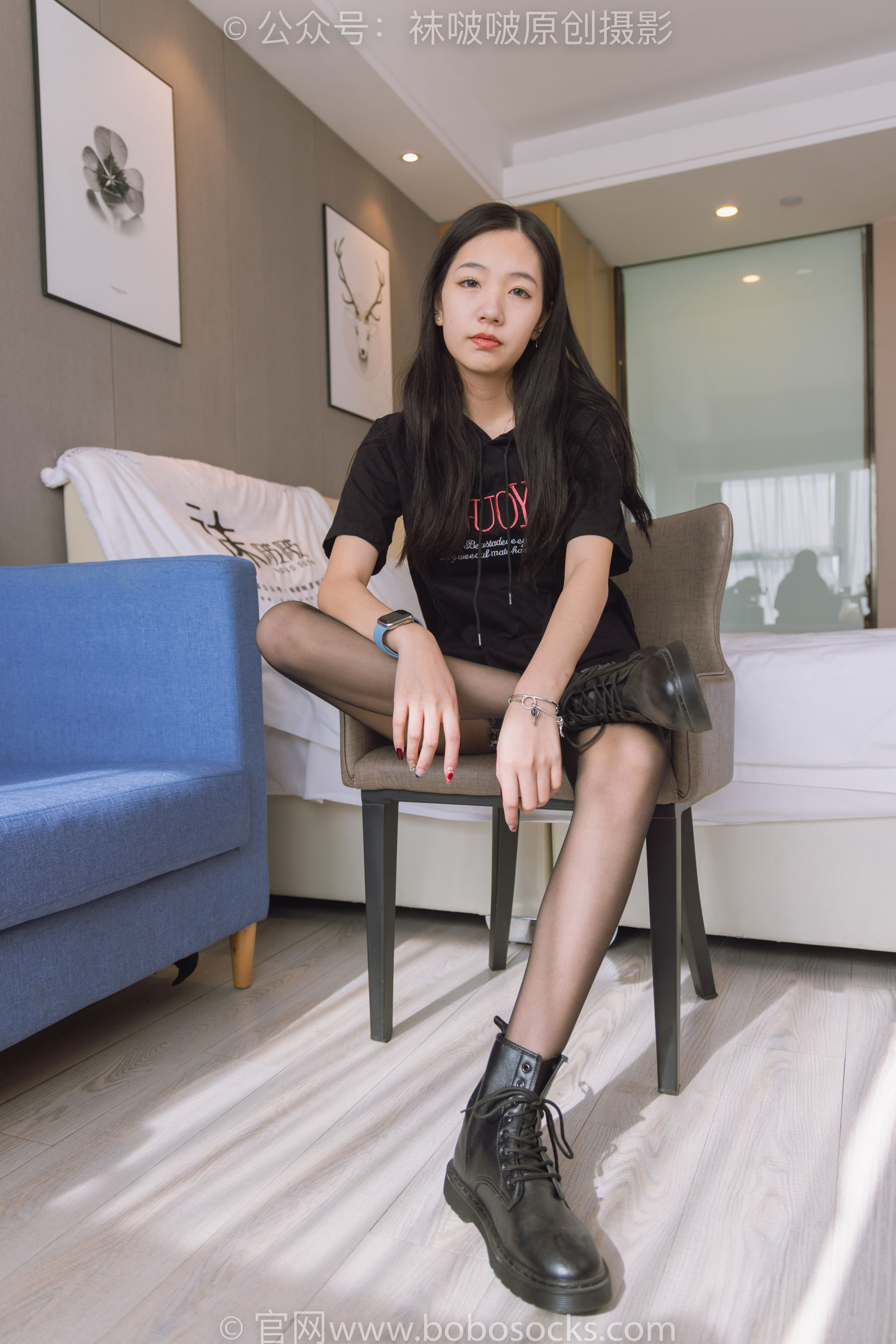 BoBoSocks袜啵啵 No.203 三双靴子、黑丝、网袜