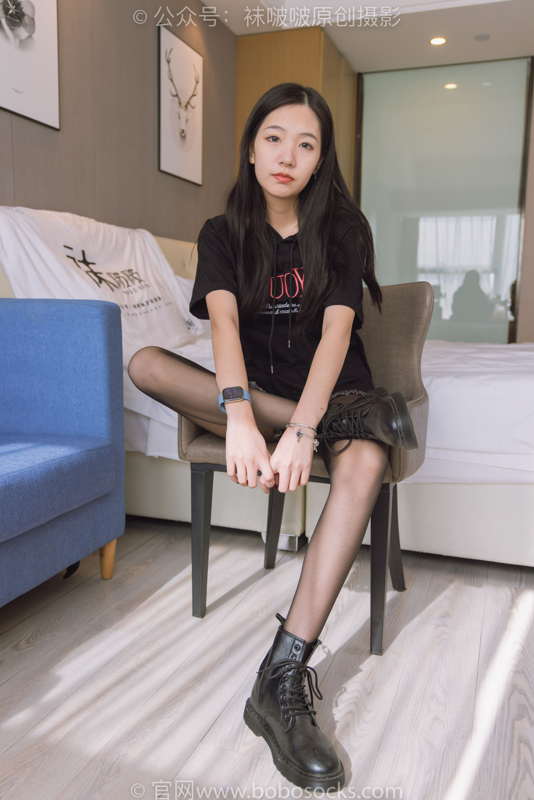 BoBoSocks袜啵啵 No.203 三双靴子、黑丝、网袜