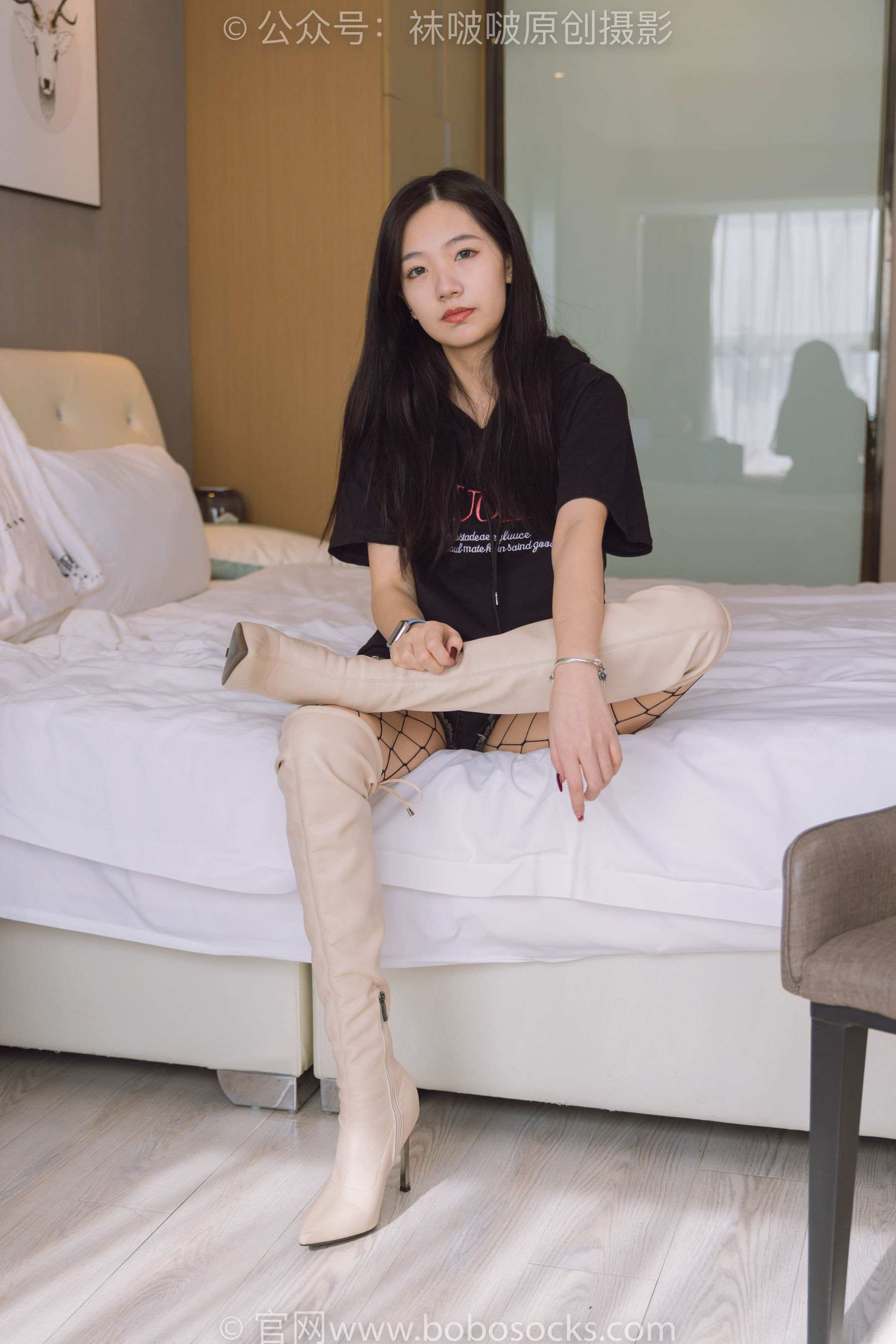 BoBoSocks袜啵啵 No.203 三双靴子、黑丝、网袜
