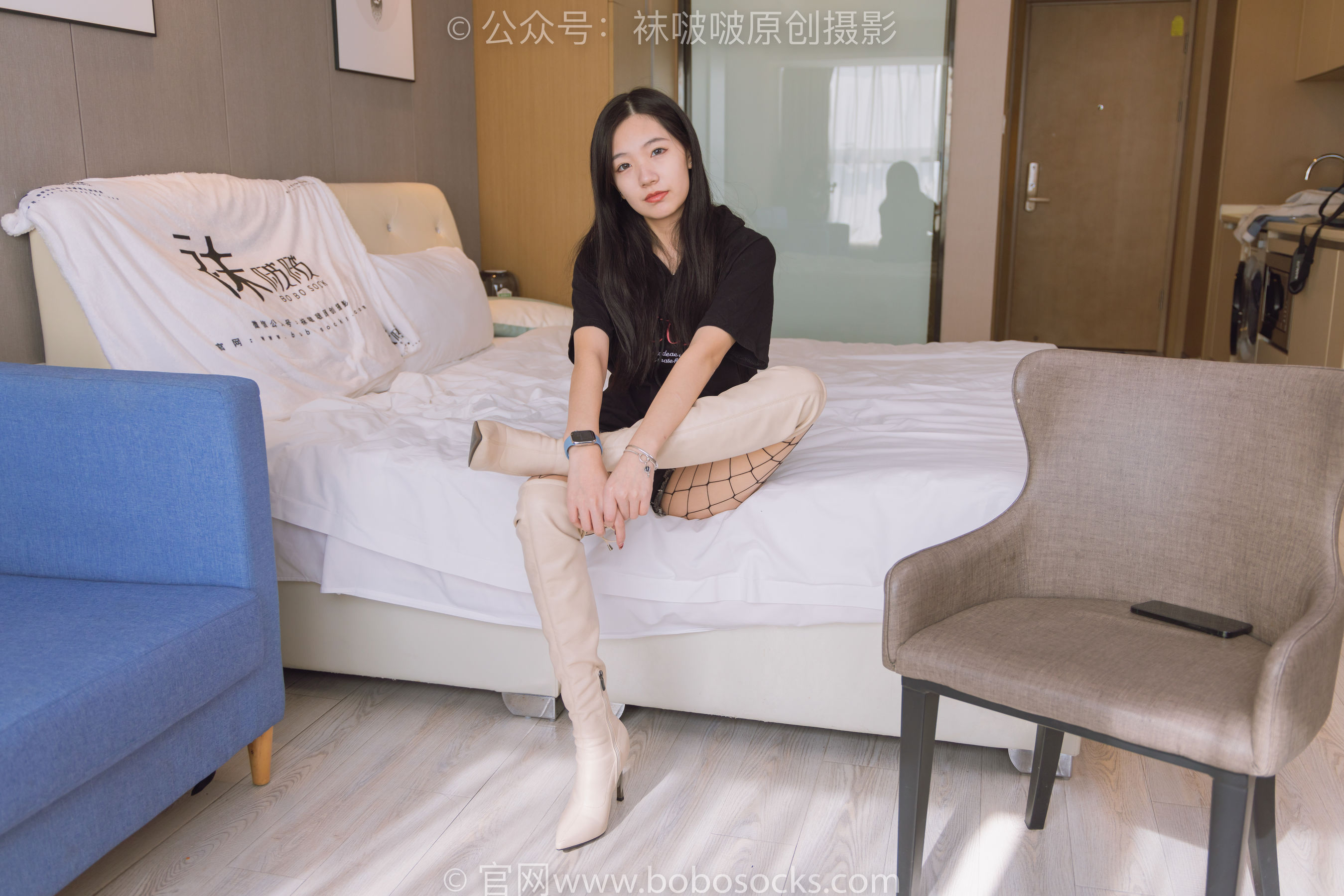 BoBoSocks袜啵啵 No.203 三双靴子、黑丝、网袜