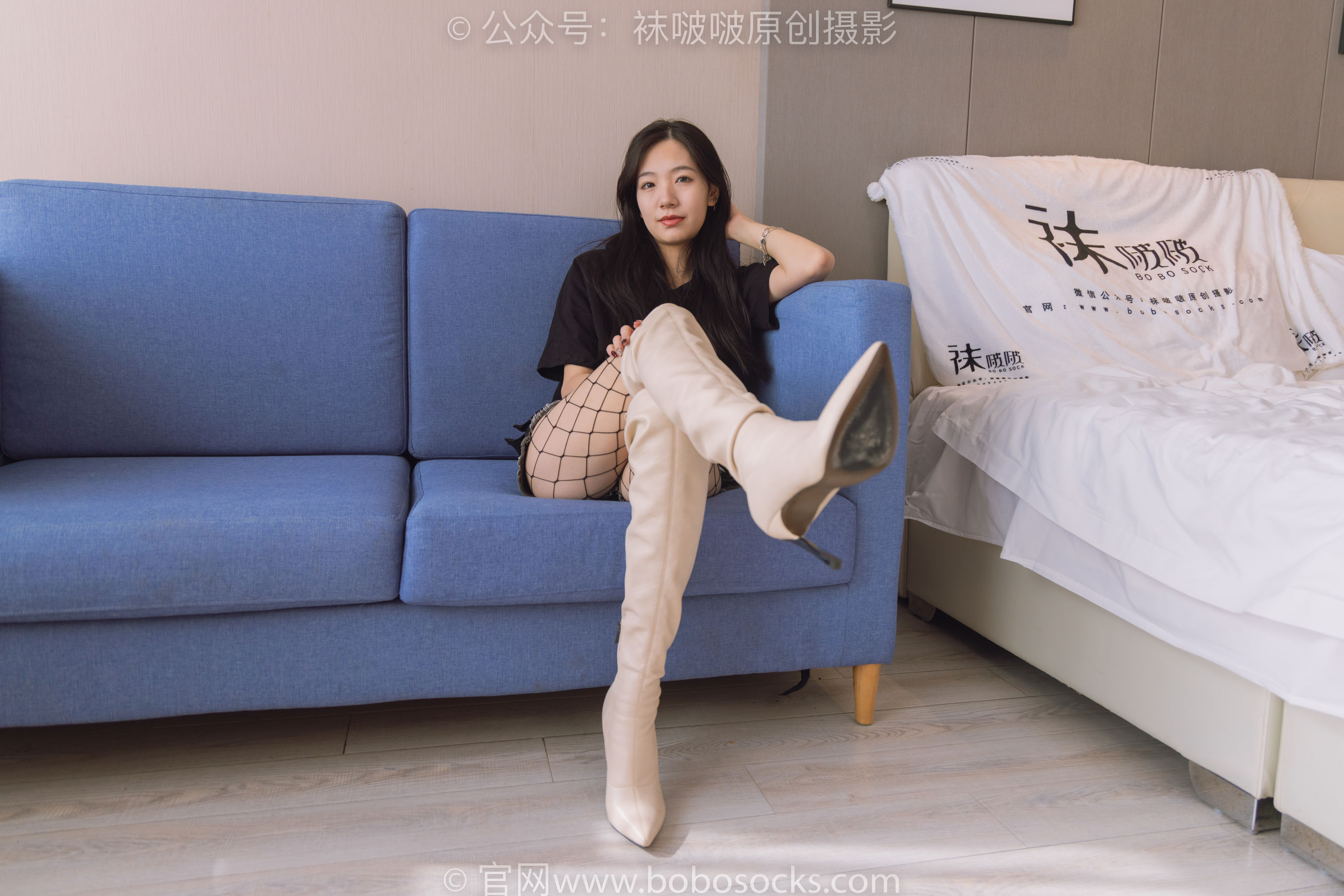 BoBoSocks袜啵啵 No.203 三双靴子、黑丝、网袜