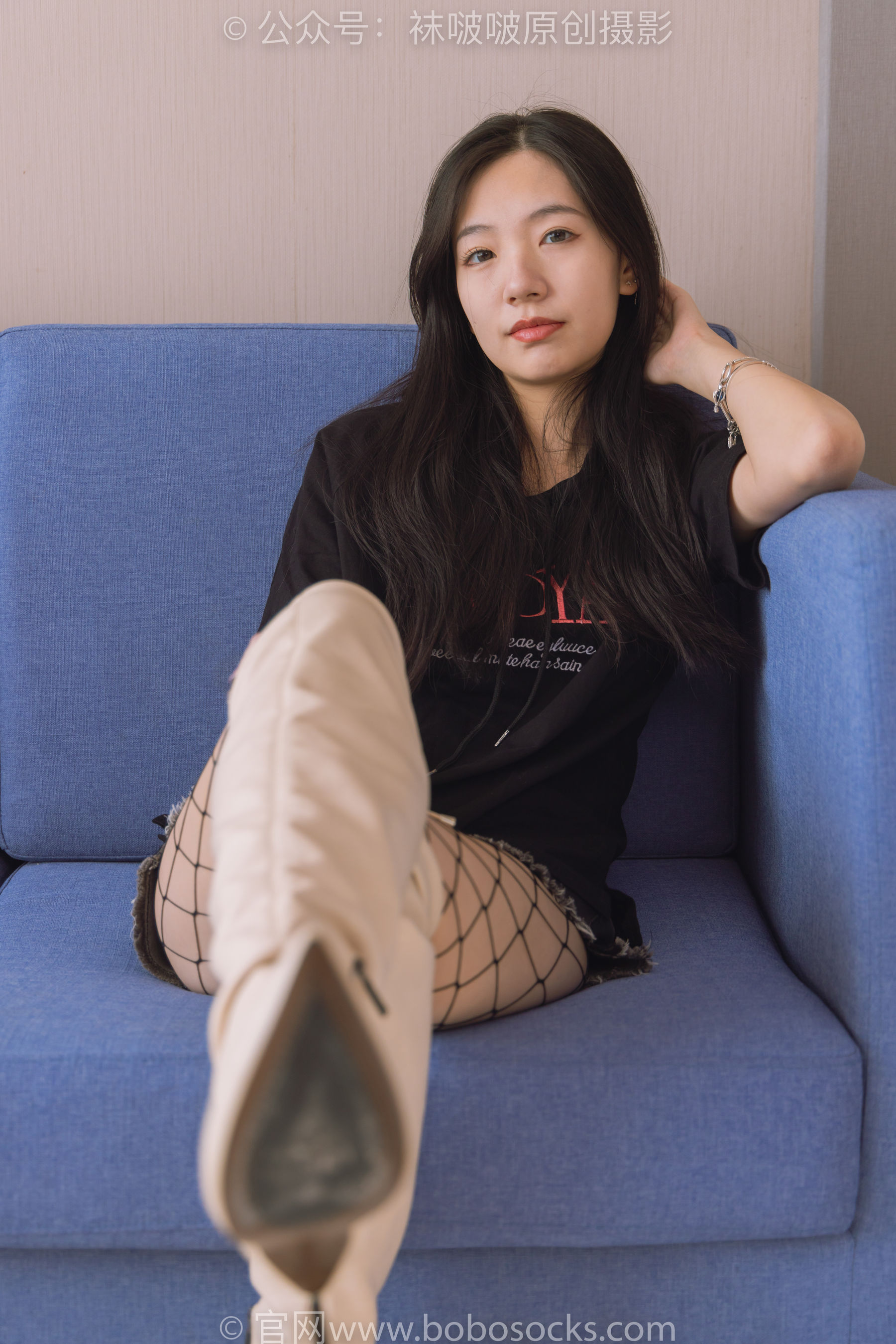 BoBoSocks袜啵啵 No.203 三双靴子、黑丝、网袜