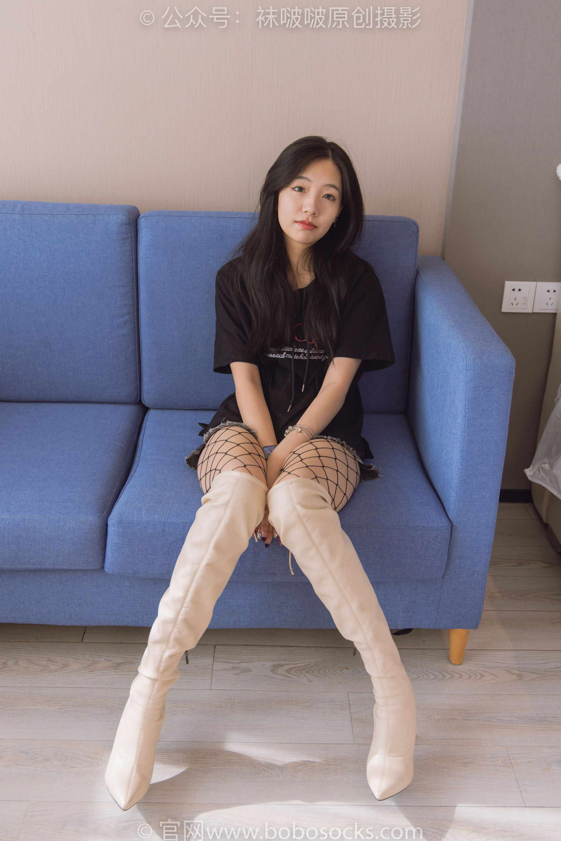 BoBoSocks袜啵啵 No.203 三双靴子、黑丝、网袜