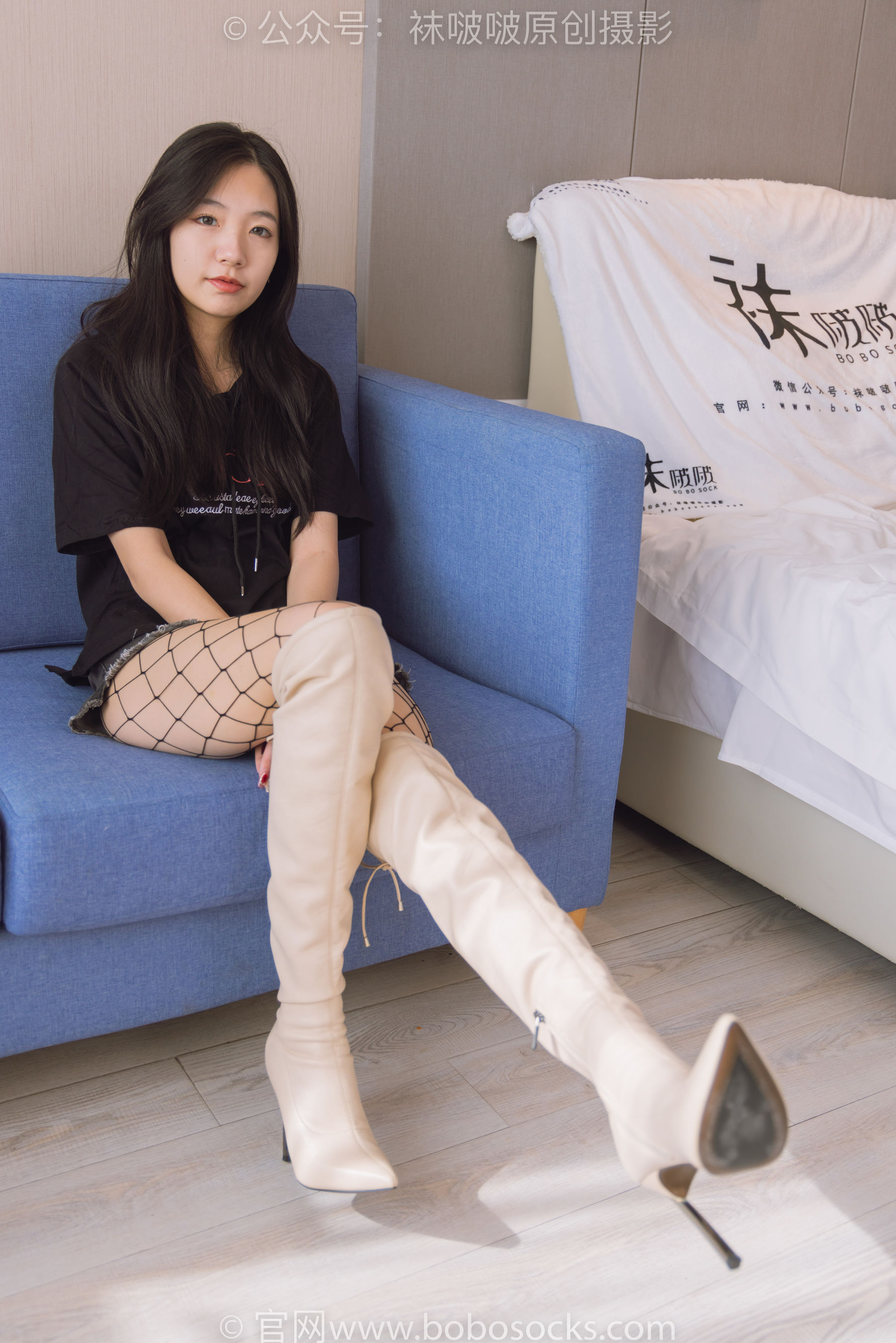 BoBoSocks袜啵啵 No.203 三双靴子、黑丝、网袜