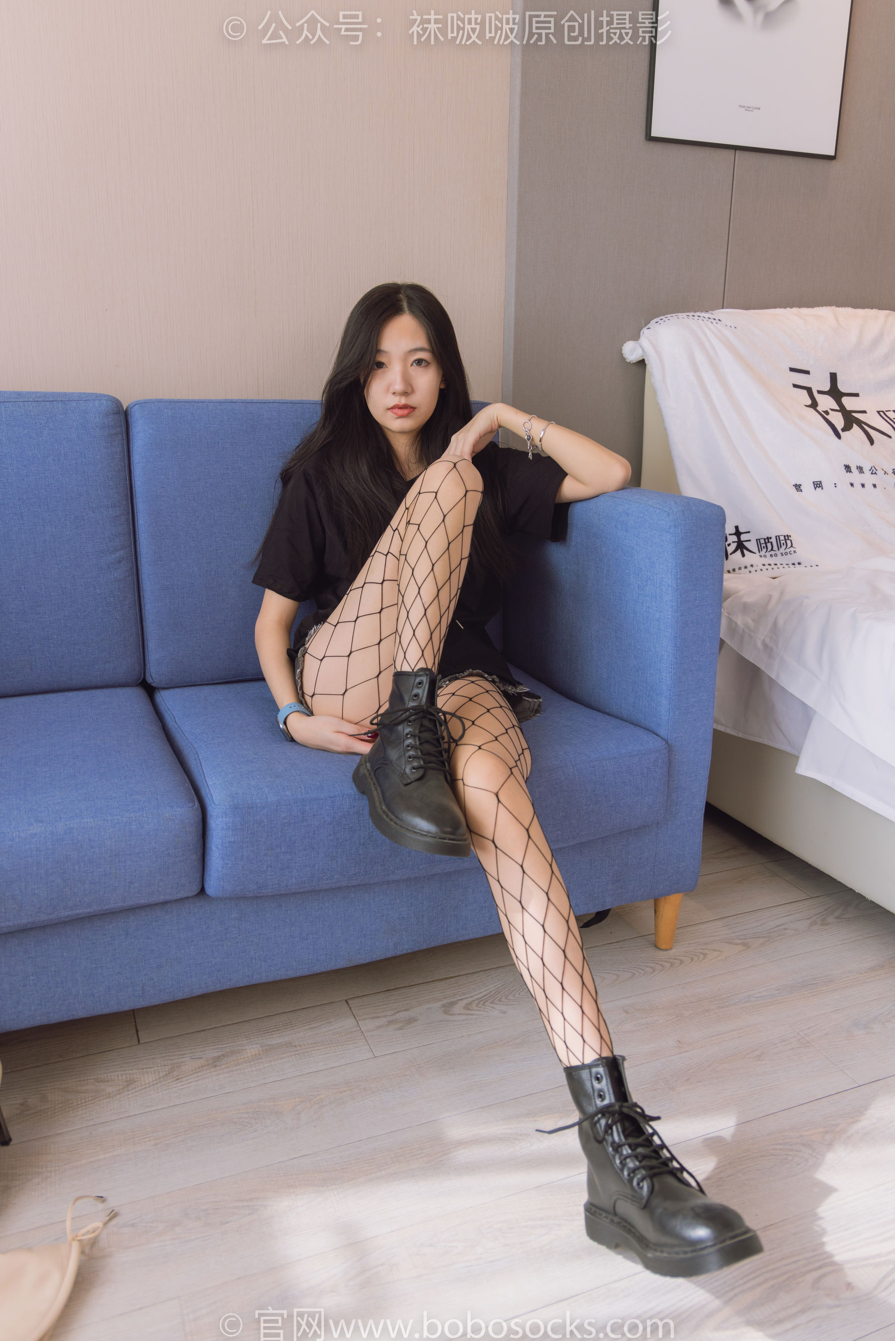 BoBoSocks袜啵啵 No.203 三双靴子、黑丝、网袜