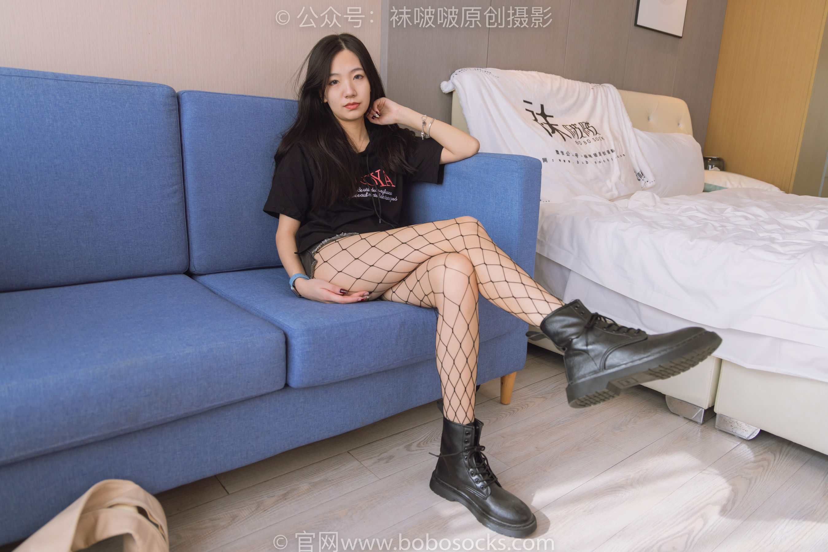 BoBoSocks袜啵啵 No.203 三双靴子、黑丝、网袜