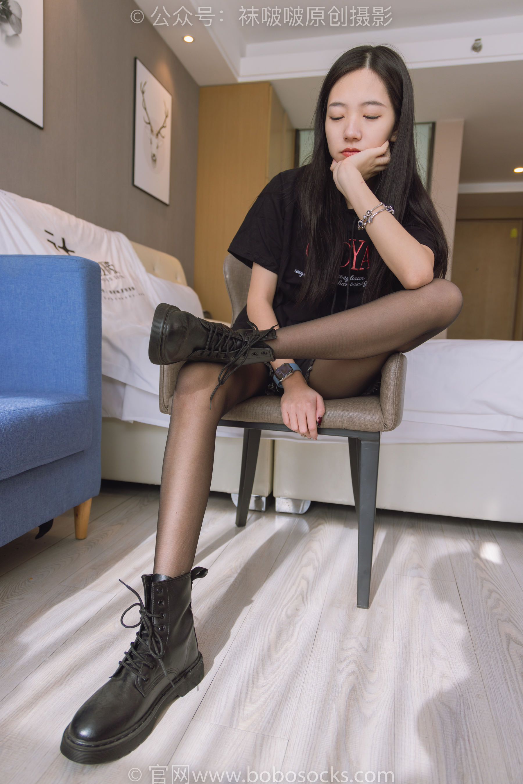BoBoSocks袜啵啵 No.203 三双靴子、黑丝、网袜