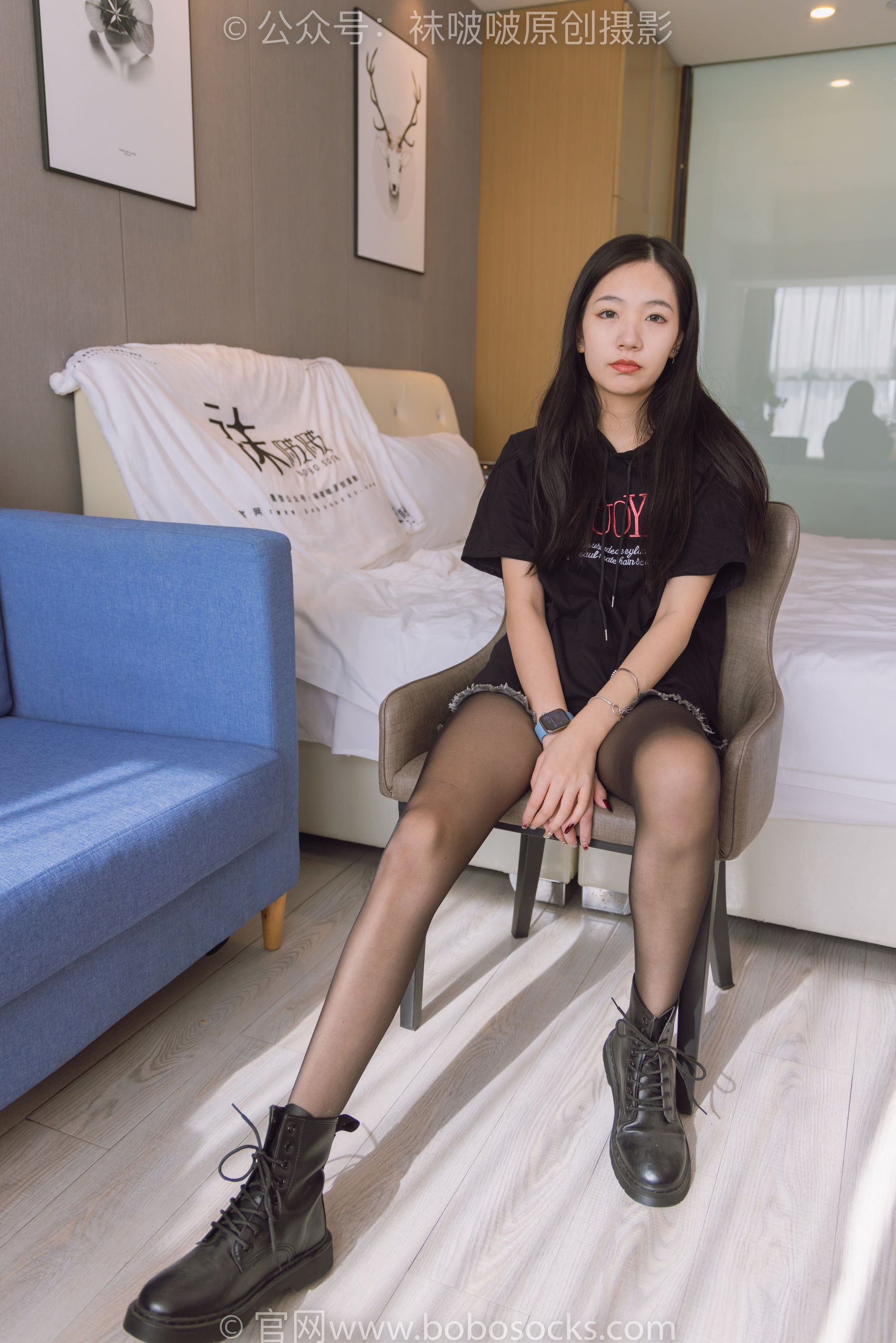 BoBoSocks袜啵啵 No.203 三双靴子、黑丝、网袜
