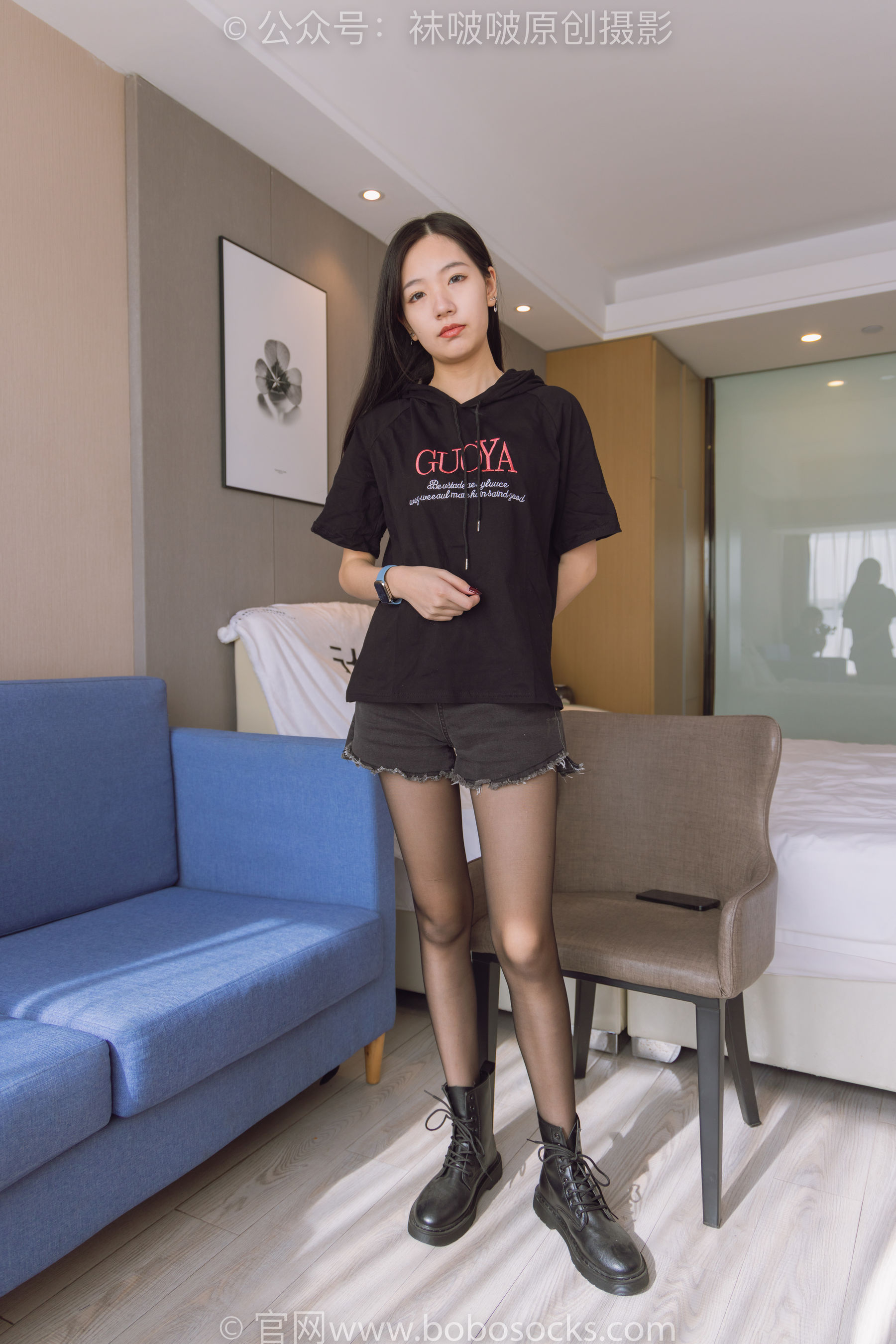 BoBoSocks袜啵啵 No.203 三双靴子、黑丝、网袜