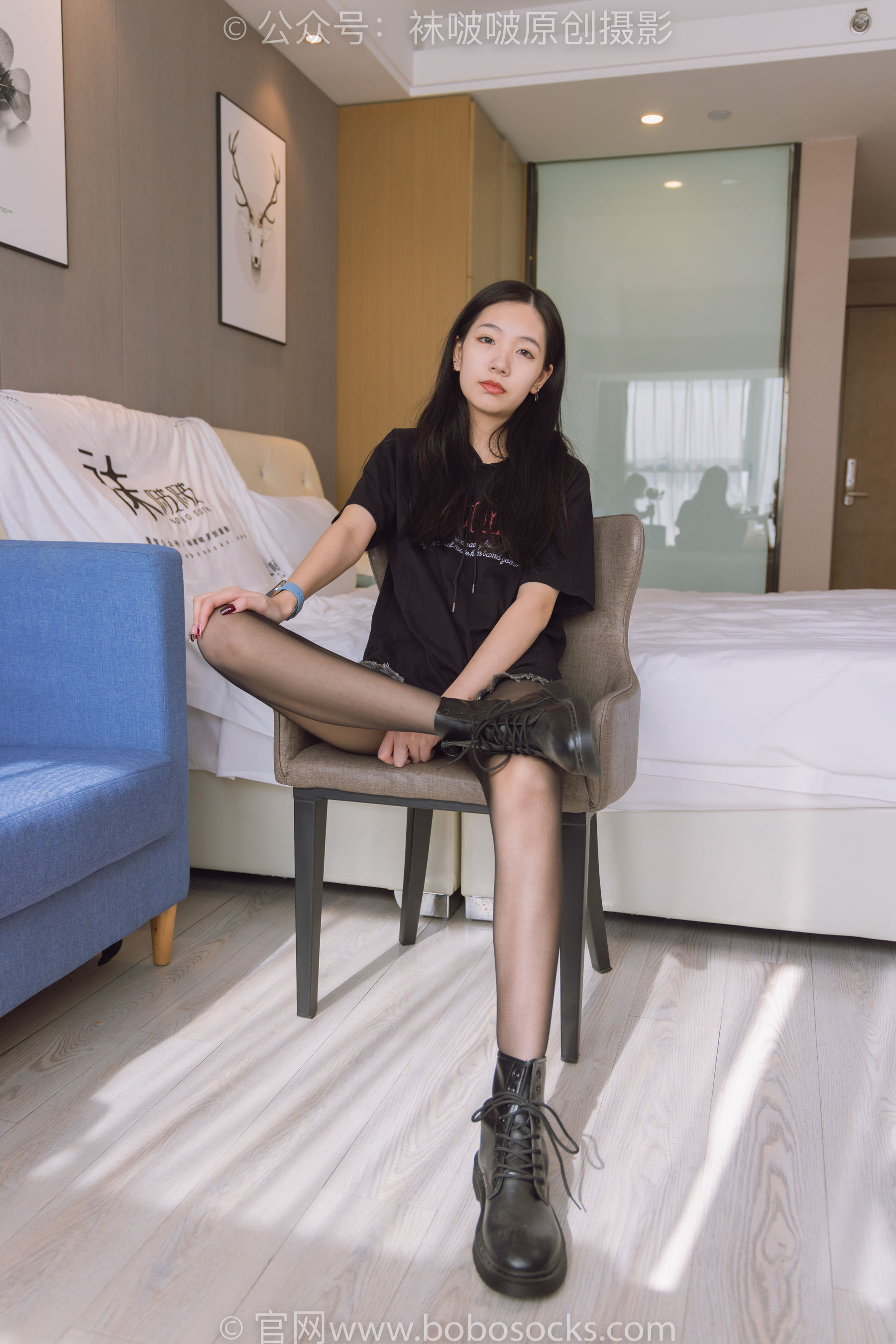 BoBoSocks袜啵啵 No.203 三双靴子、黑丝、网袜