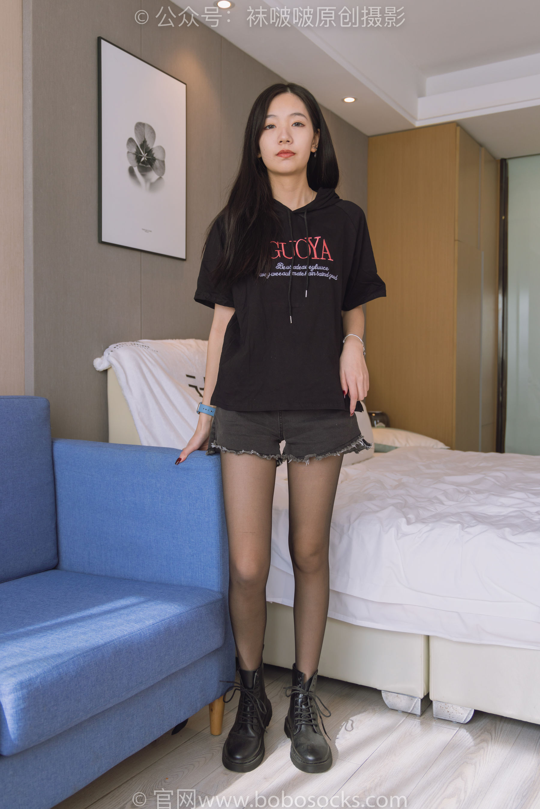 BoBoSocks袜啵啵 No.203 三双靴子、黑丝、网袜