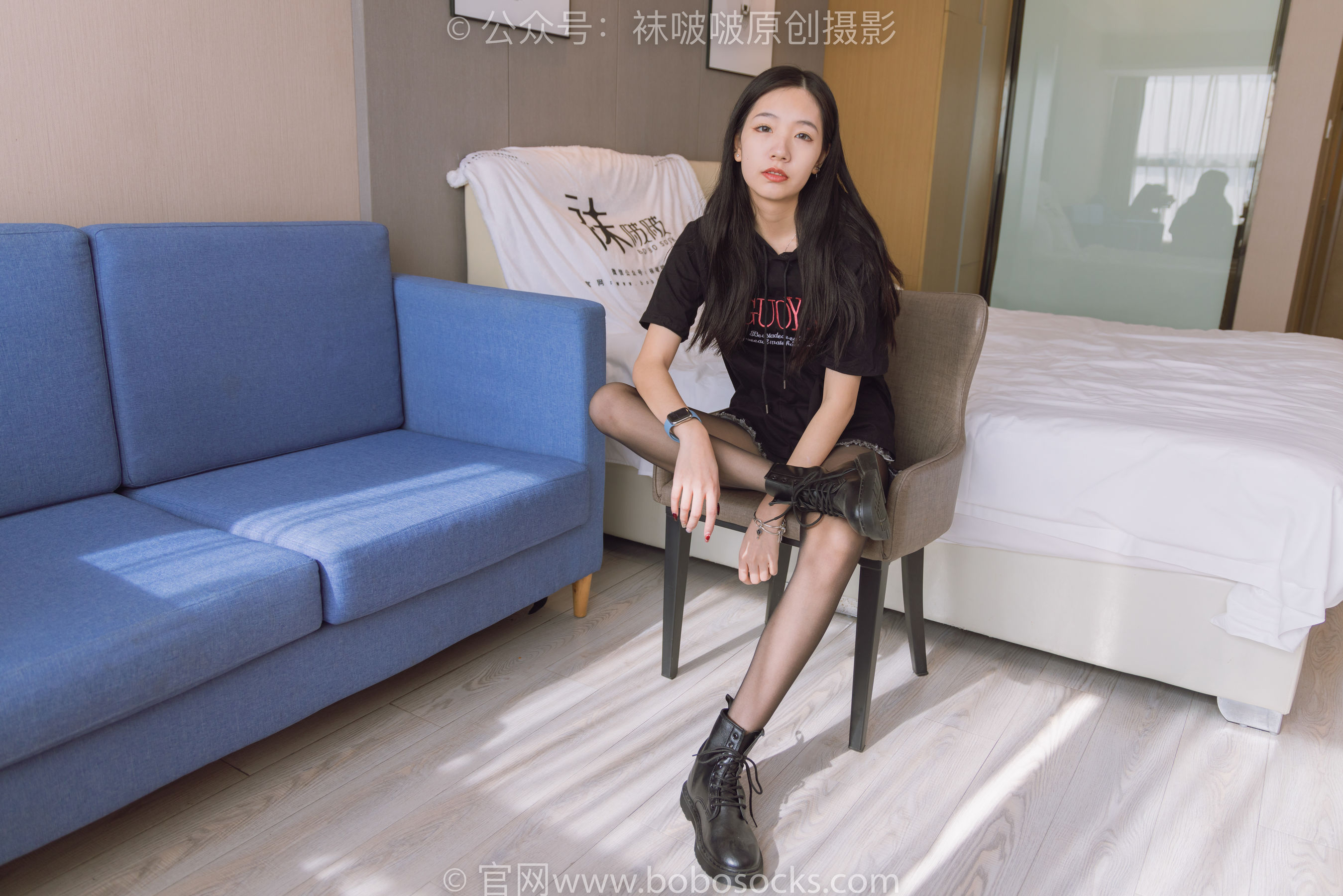 BoBoSocks袜啵啵 No.203 三双靴子、黑丝、网袜