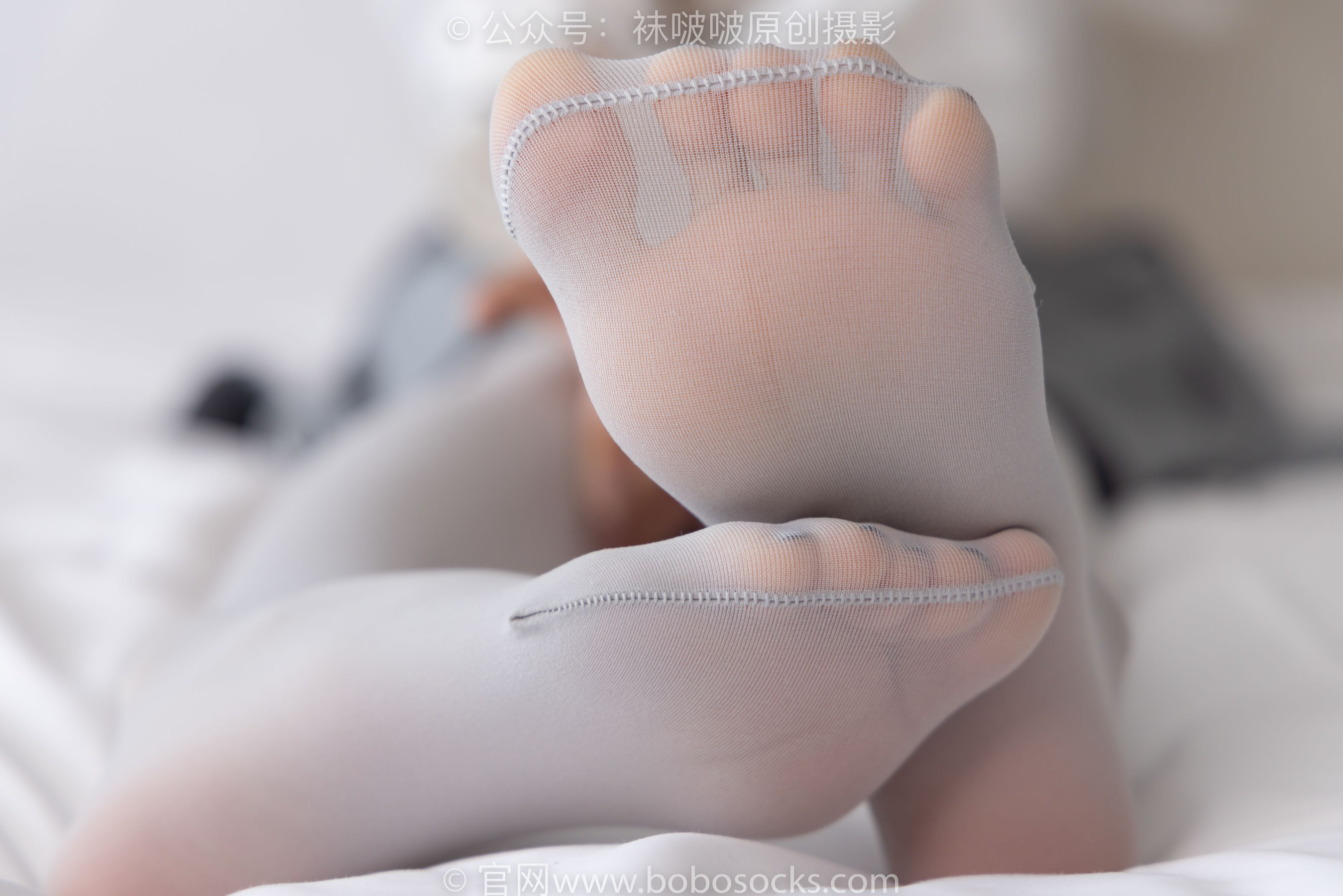 BoBoSocks袜啵啵 No.213 稚予 -黑皮鞋、厚灰丝