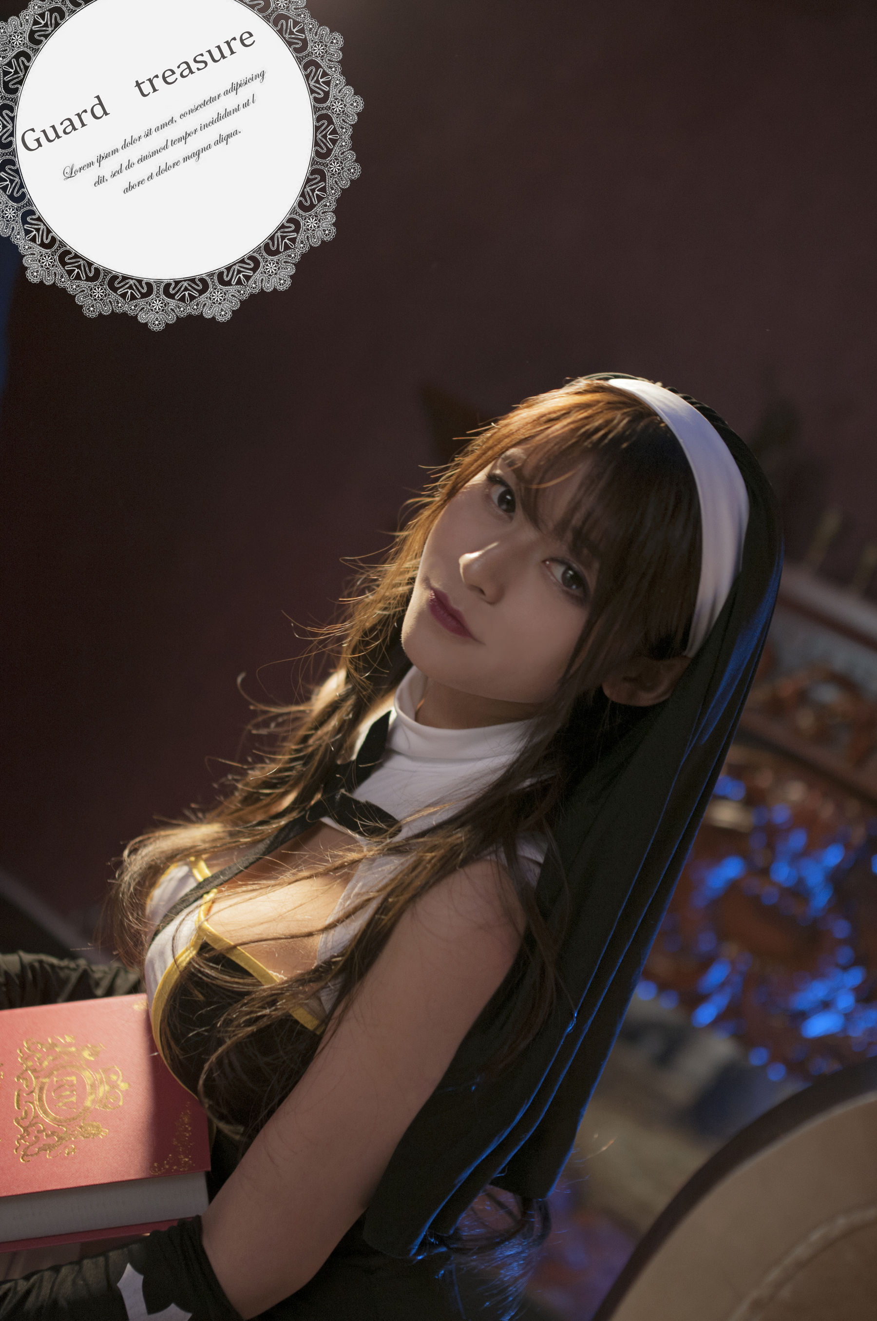 B站羊小雪写真-修女