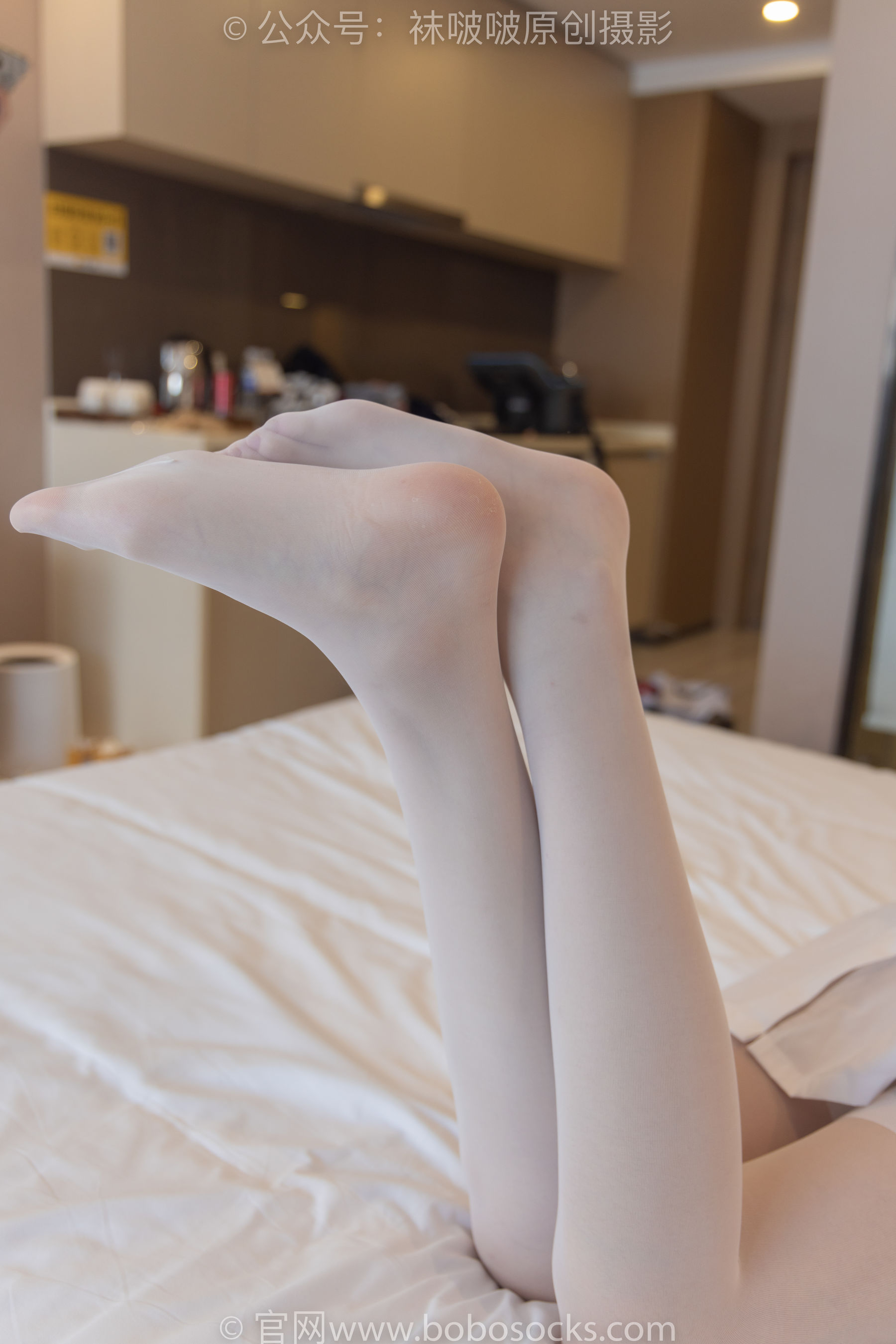 BoBoSocks袜啵啵 No.206 小甜豆 -绑带凉鞋、白丝大腿袜、小护士服