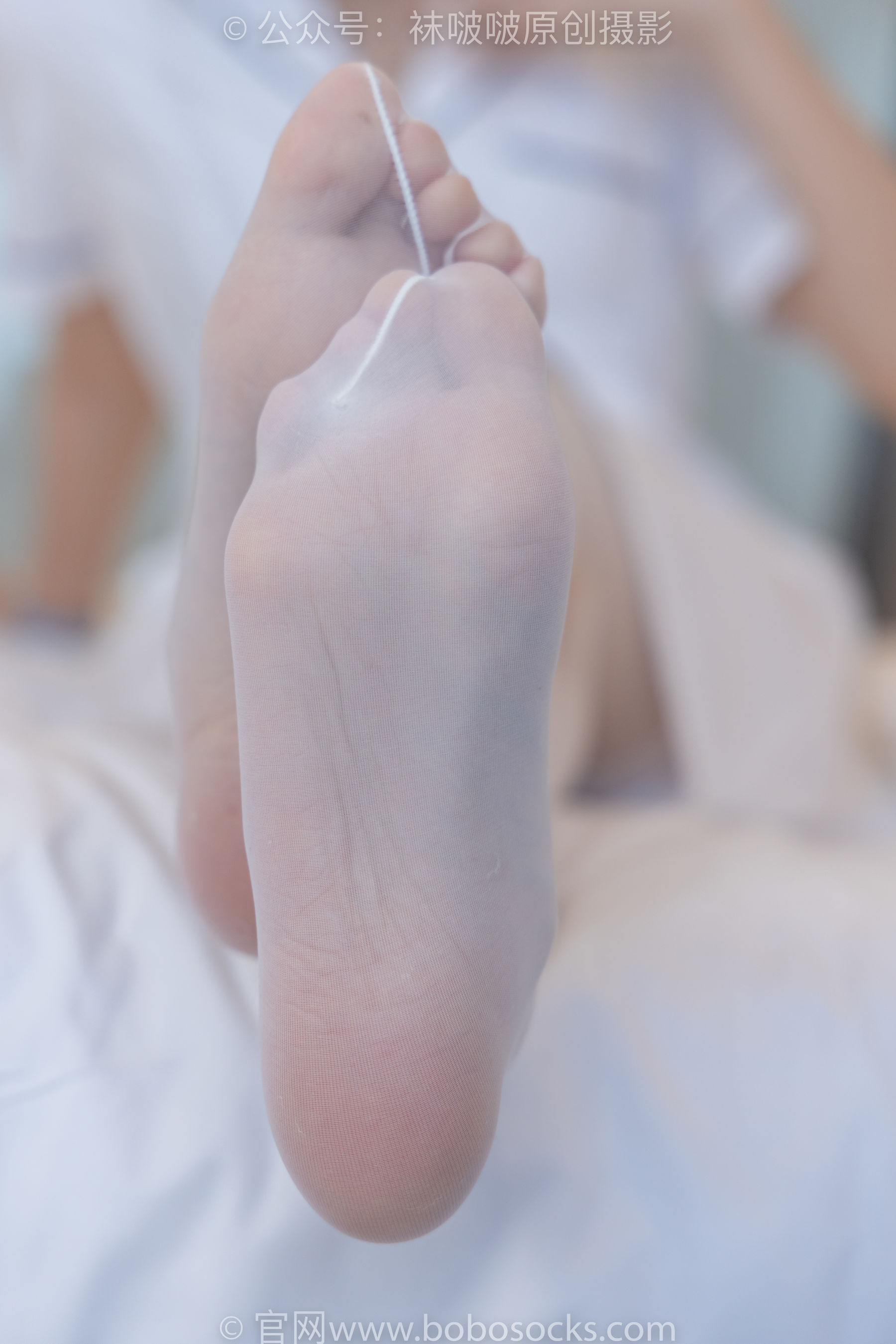 BoBoSocks袜啵啵 No.206 小甜豆 -绑带凉鞋、白丝大腿袜、小护士服