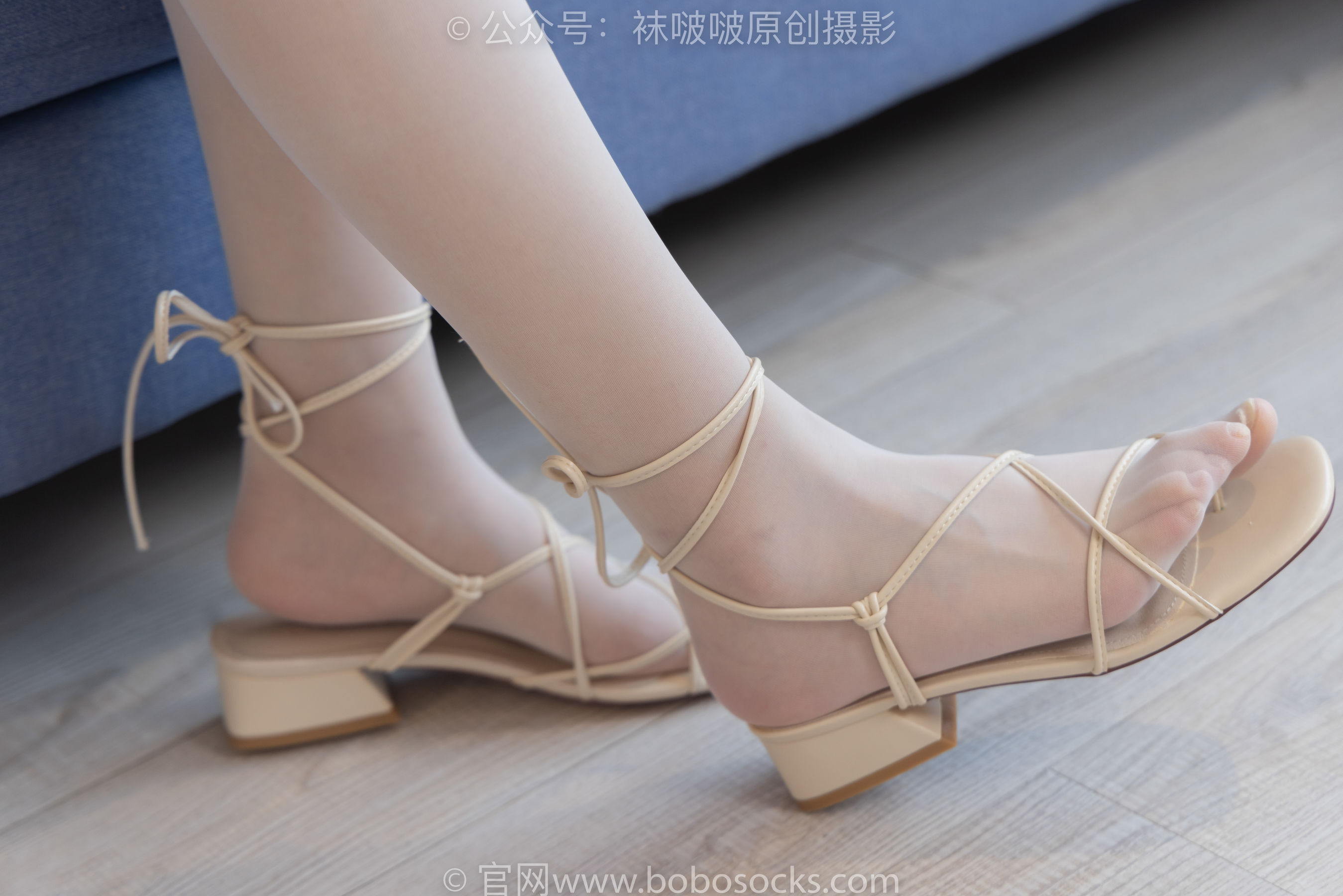 BoBoSocks袜啵啵 No.206 小甜豆 -绑带凉鞋、白丝大腿袜、小护士服