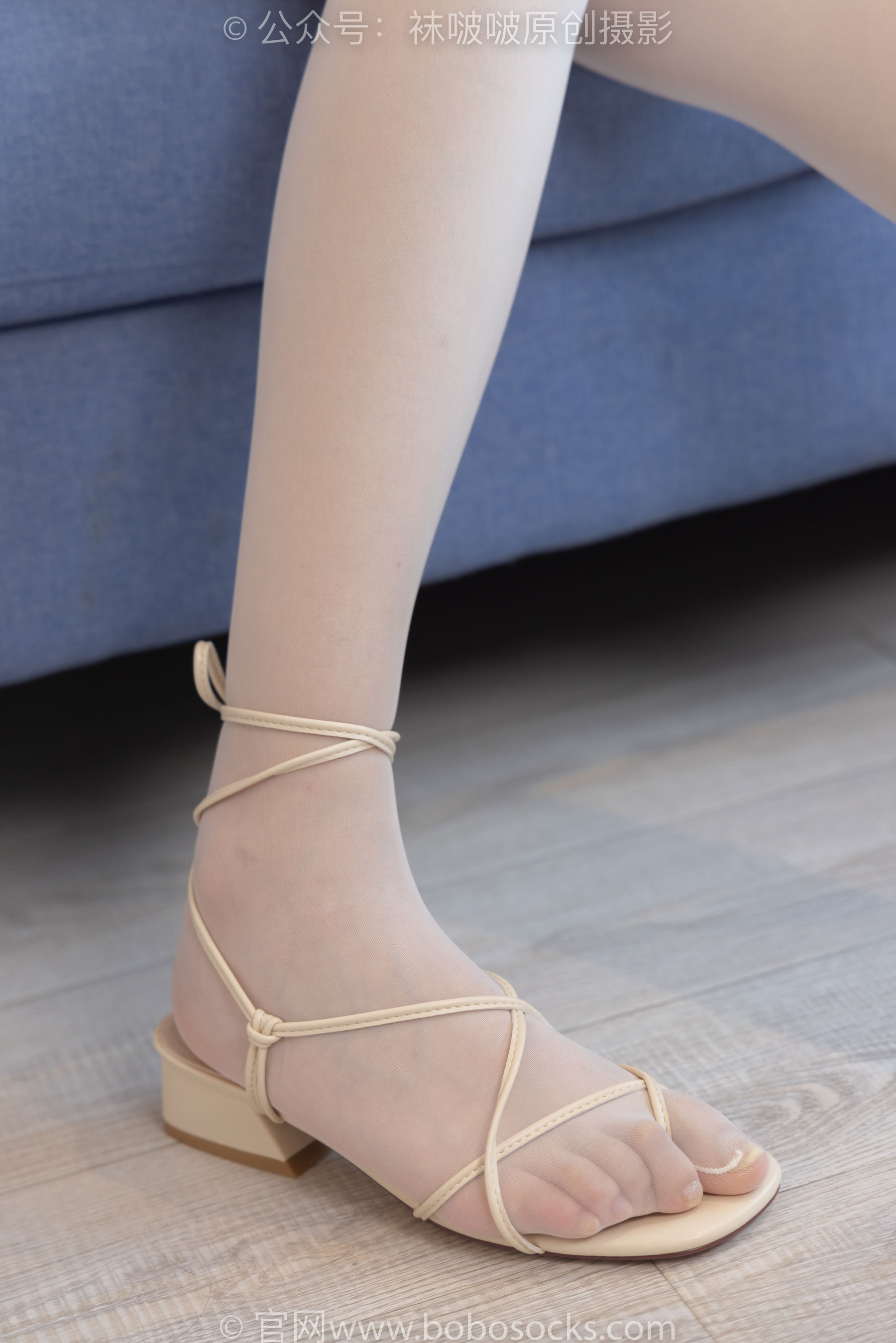 BoBoSocks袜啵啵 No.206 小甜豆 -绑带凉鞋、白丝大腿袜、小护士服