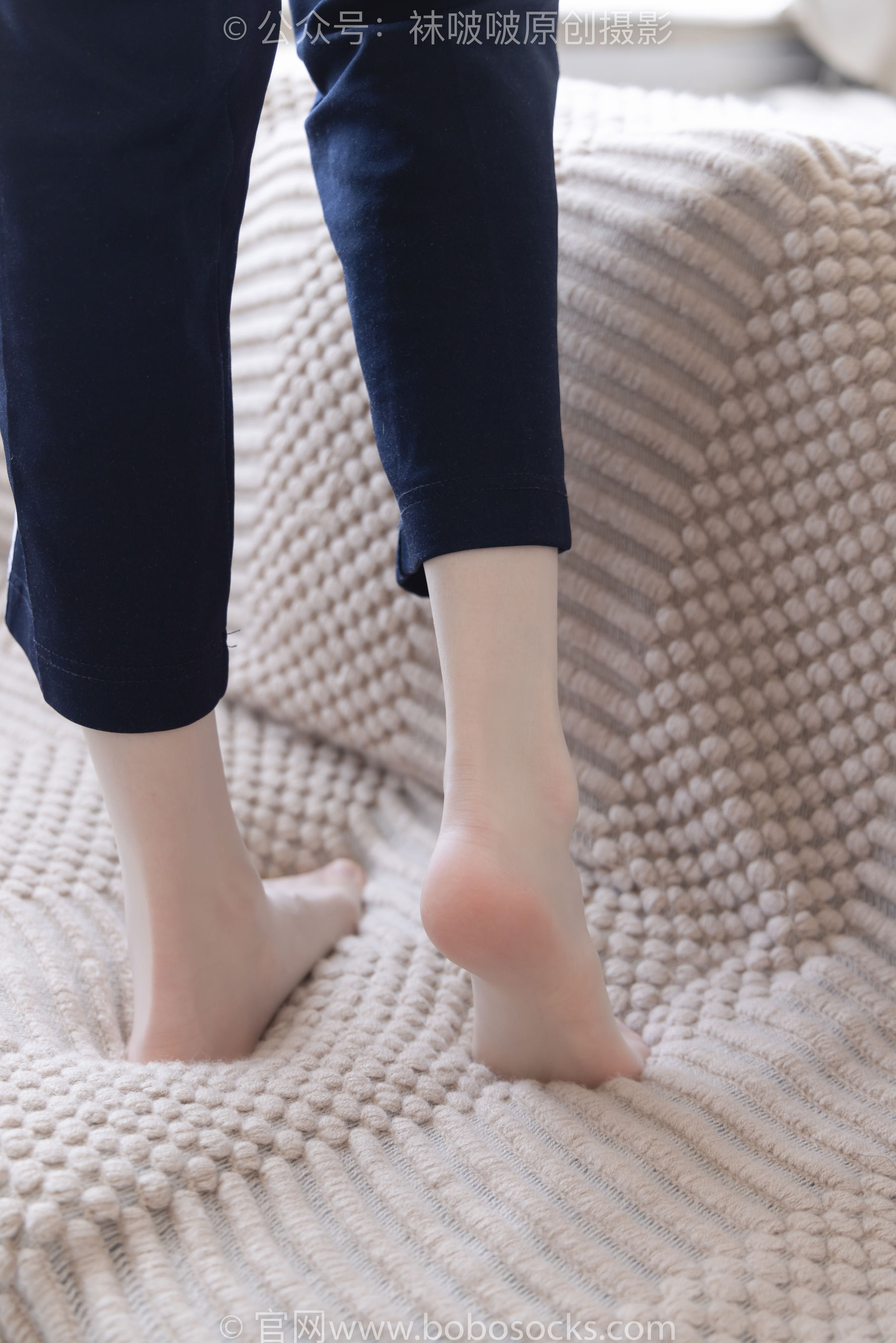 BoBoSocks袜啵啵 No.207 稚予 -aj板鞋、白棉袜、油亮白丝、校服裤里丝