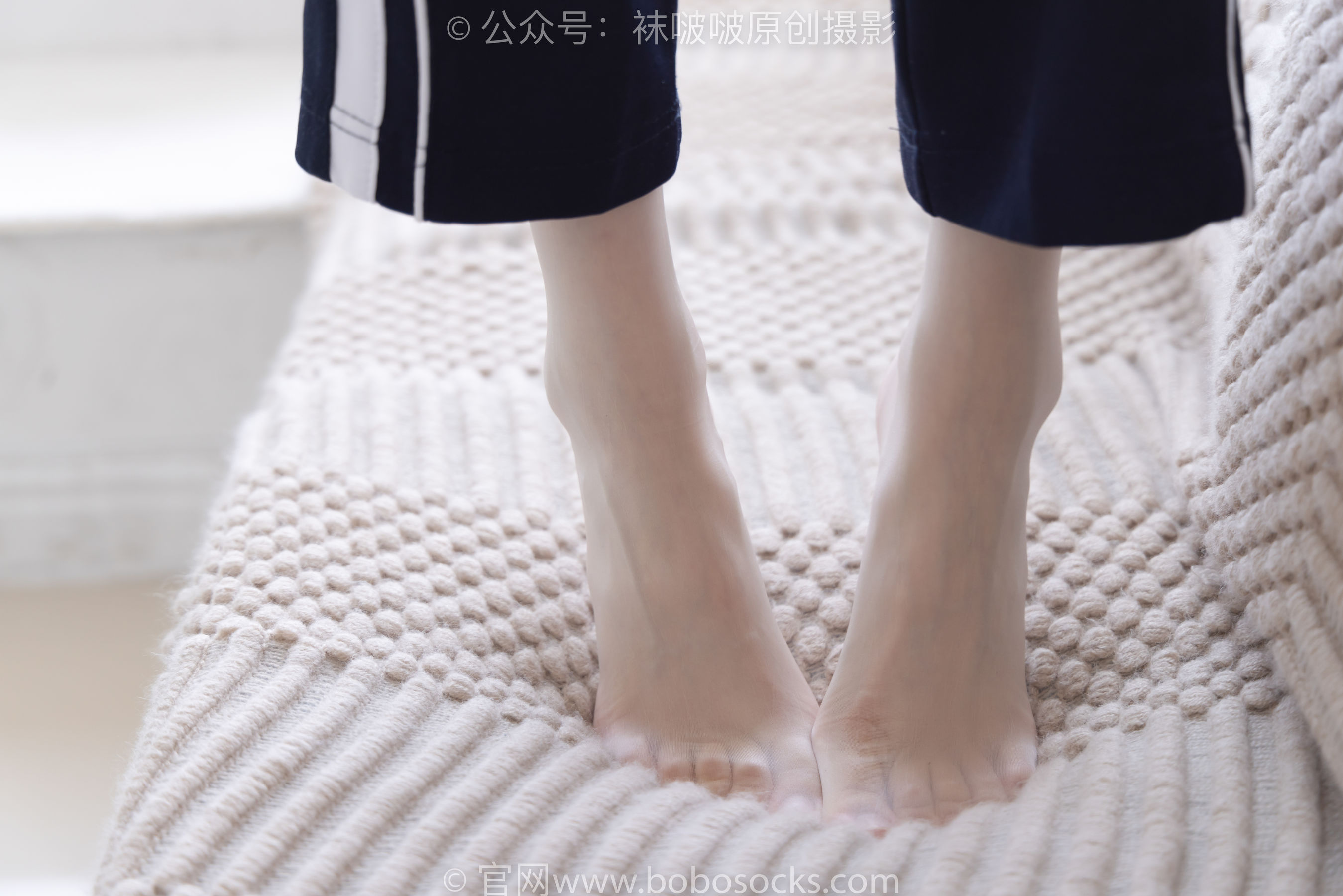 BoBoSocks袜啵啵 No.207 稚予 -aj板鞋、白棉袜、油亮白丝、校服裤里丝