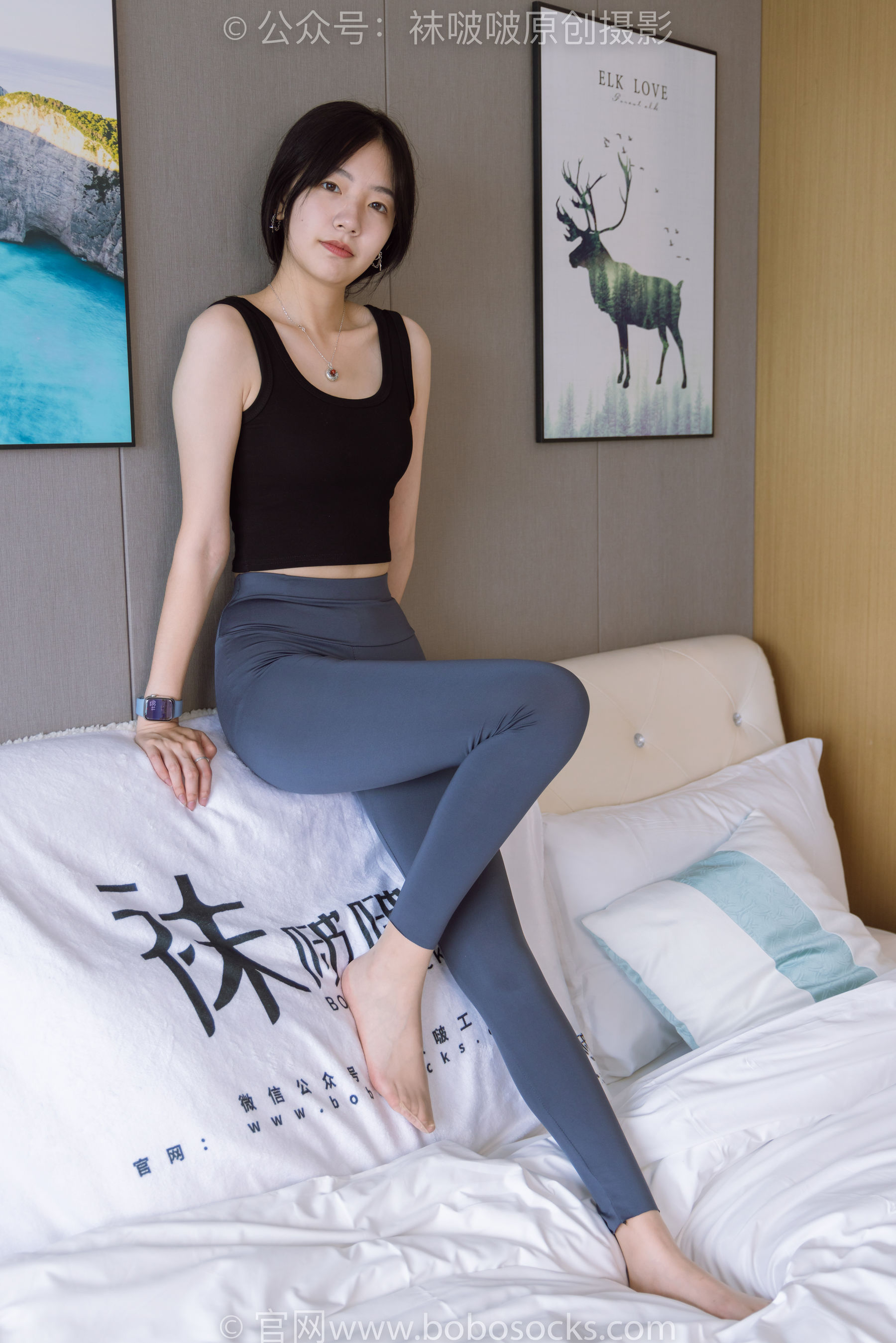 BoBoSocks袜啵啵 No.212 小甜豆 -运动鞋、肉丝、瑜伽裤裤里丝