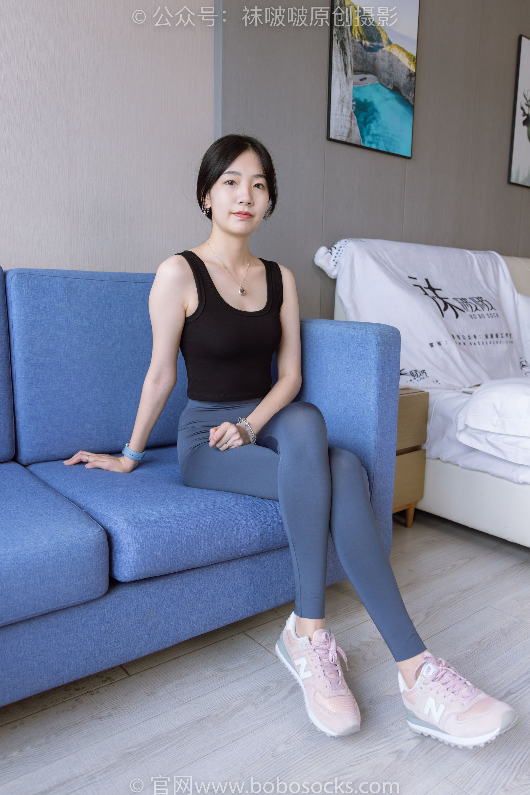BoBoSocks袜啵啵 No.212 小甜豆 -运动鞋、肉丝、瑜伽裤裤里丝