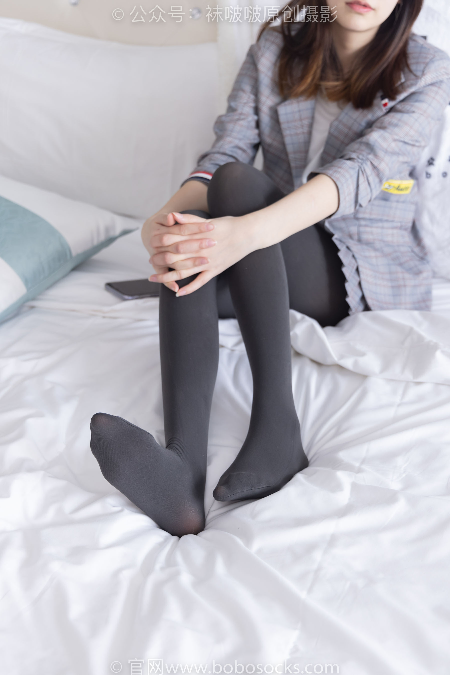 BoBoSocks袜啵啵 No.210 小甜豆 -皮鞋、厚灰丝、ol装