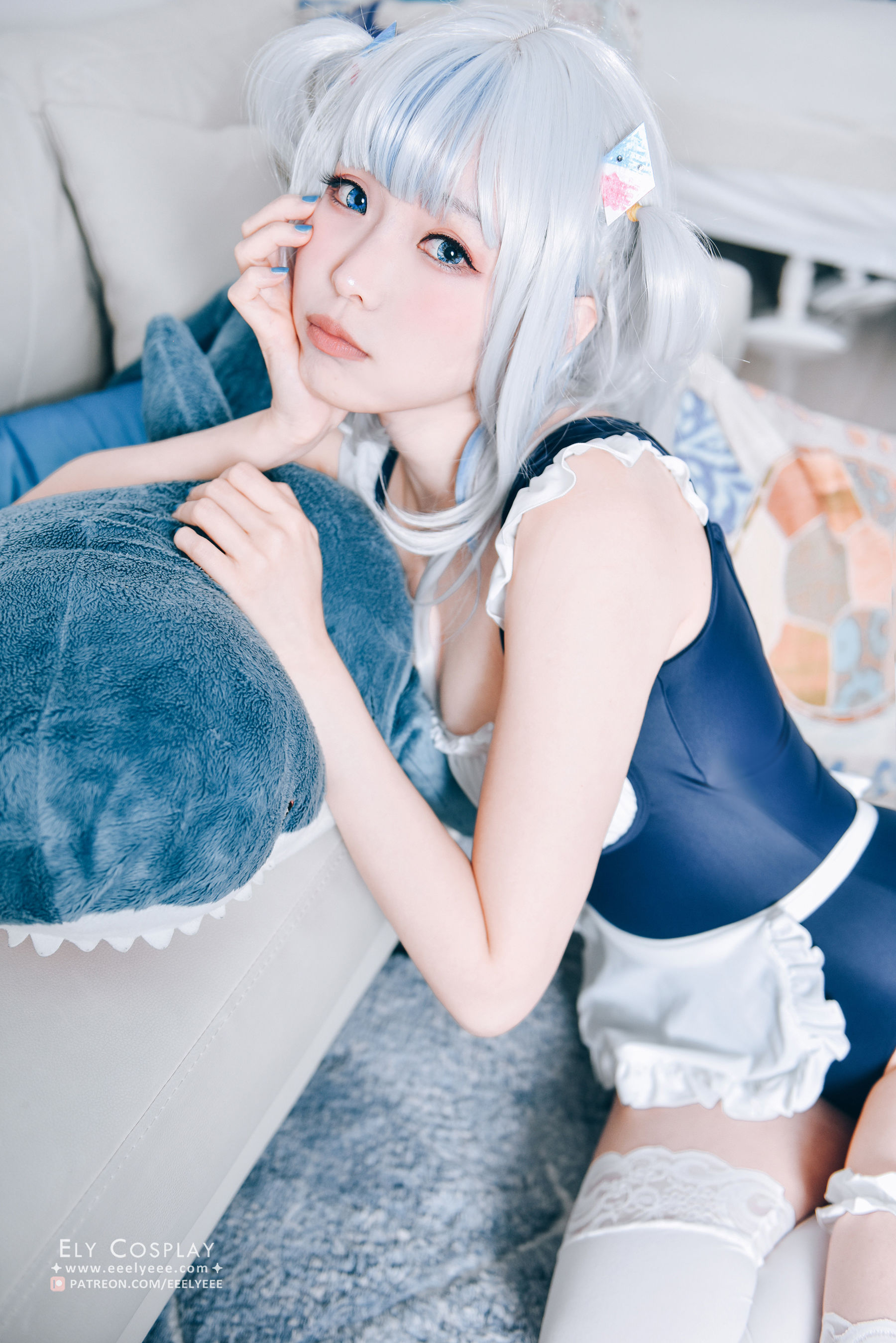 Ely_eee(ElyEE子) - Gura Swimsuit
