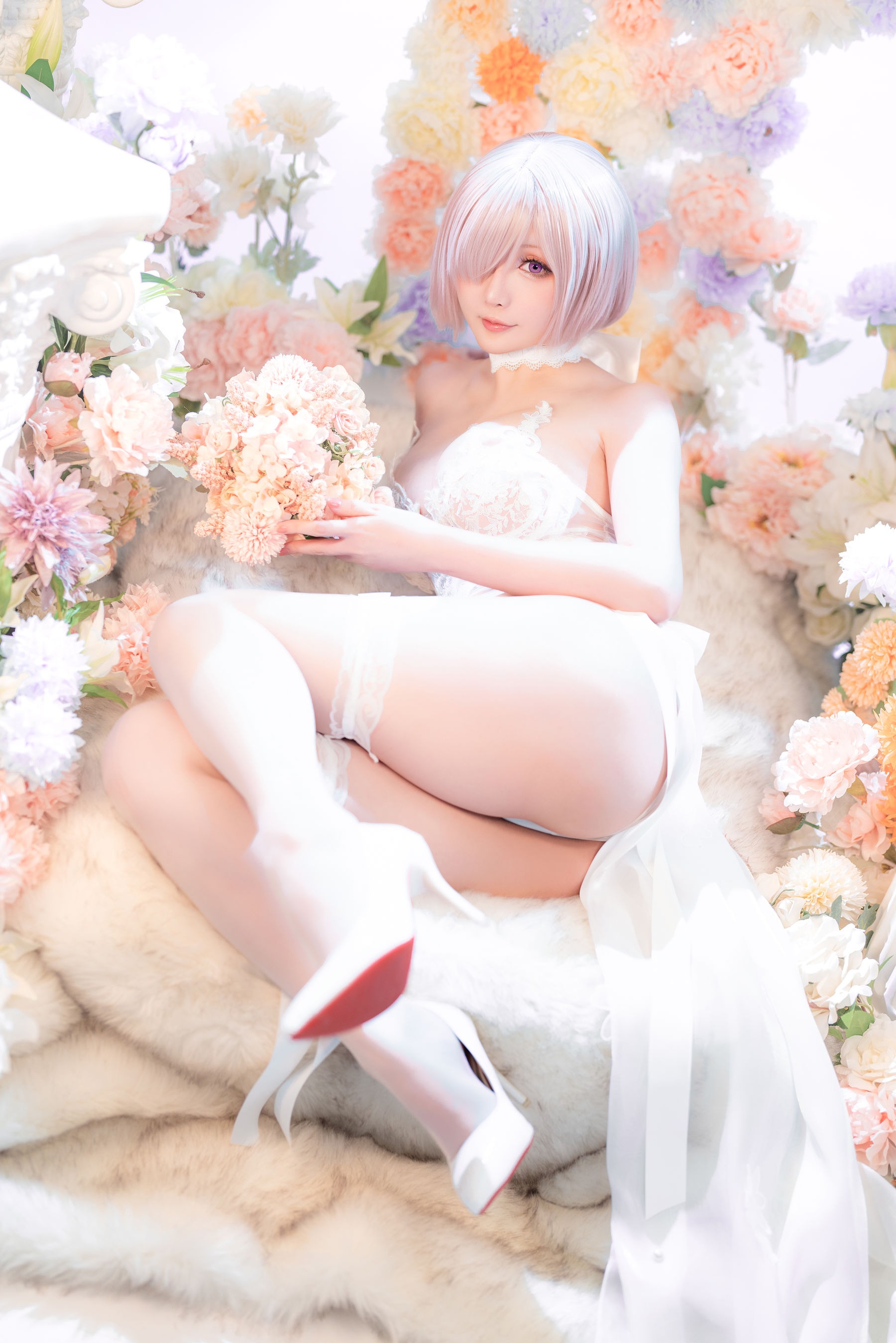 Coser小姐姐星之迟迟 - 玛修同人婚纱
