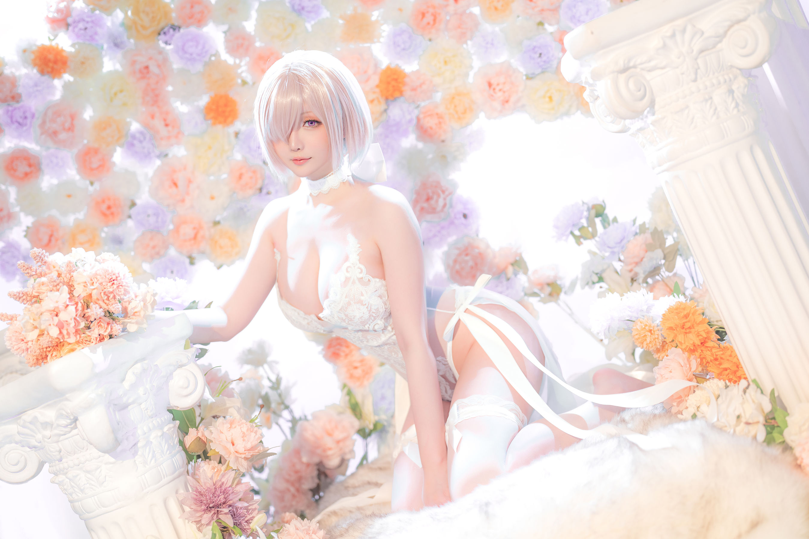 Coser小姐姐星之迟迟 - 玛修同人婚纱